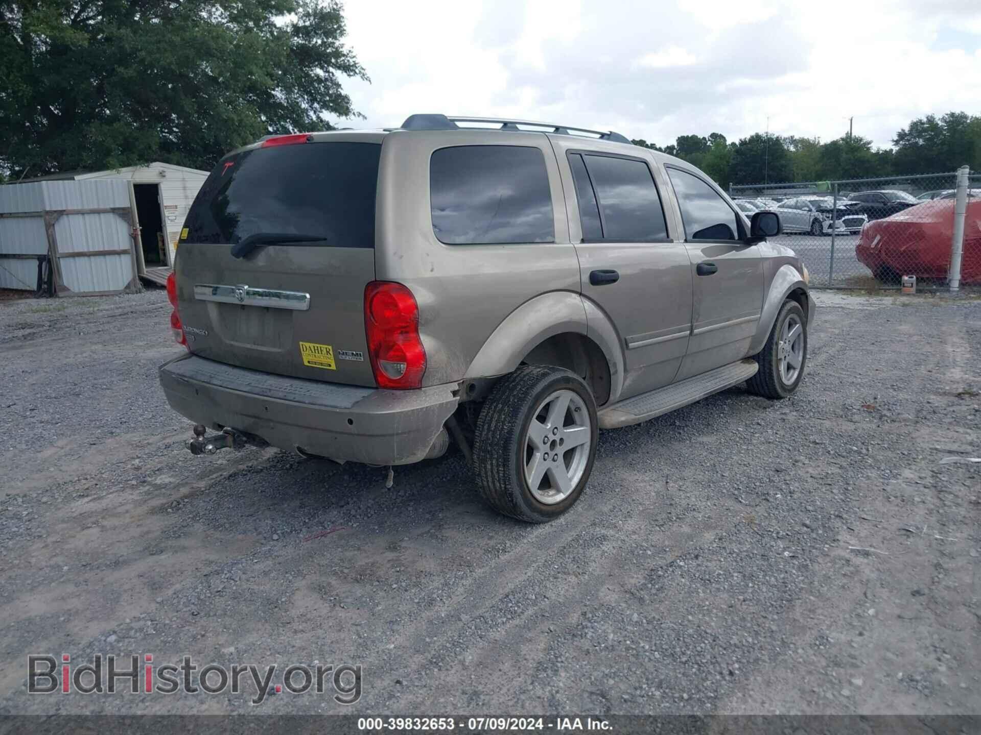 2007 DODGE DURANGO - VIN: 1D8HD58297F573952 - Фото 4