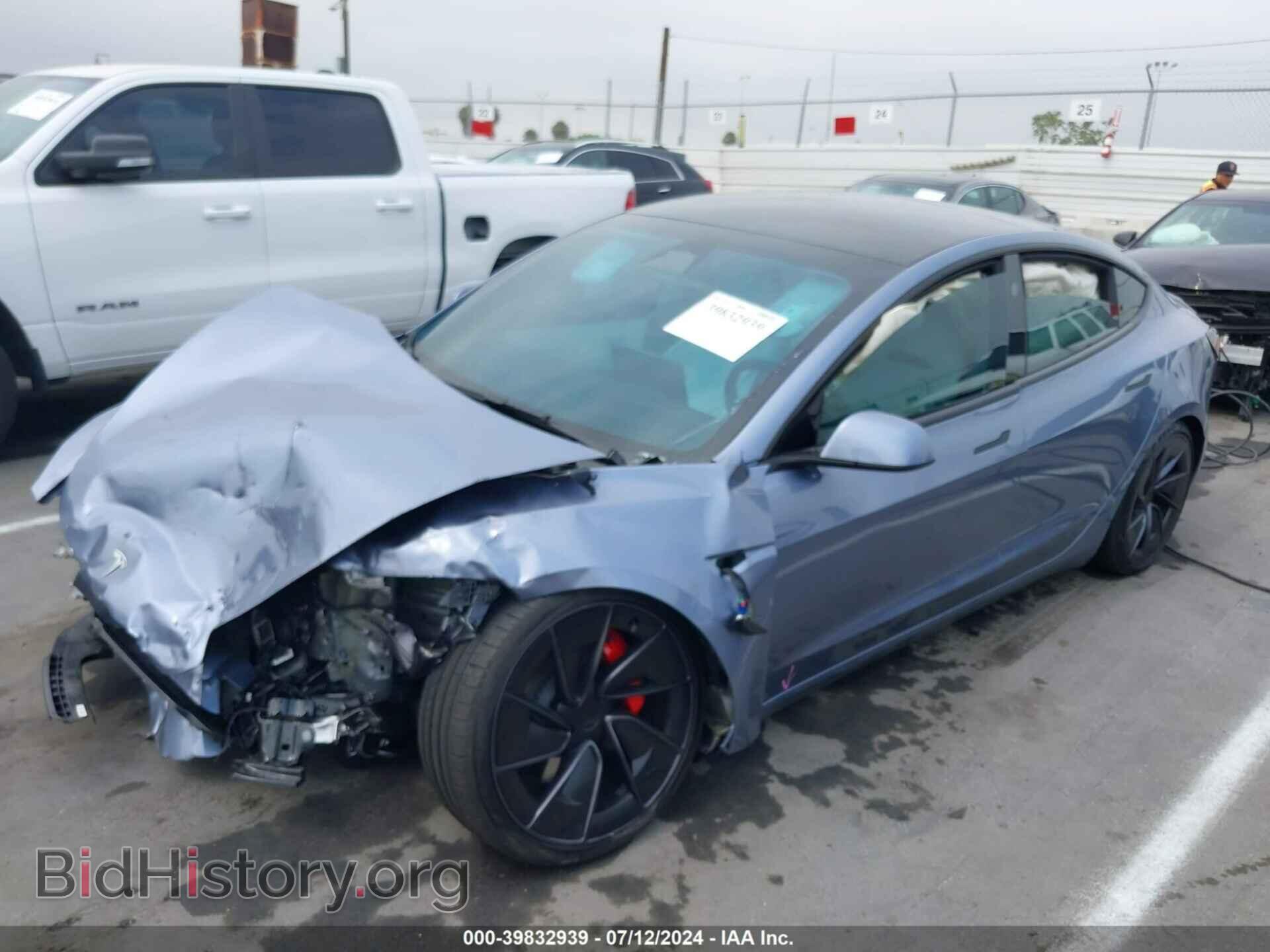 2024 TESLA MODEL 3 - VIN: 5YJ3E1ET5RF788490 - Photo 2