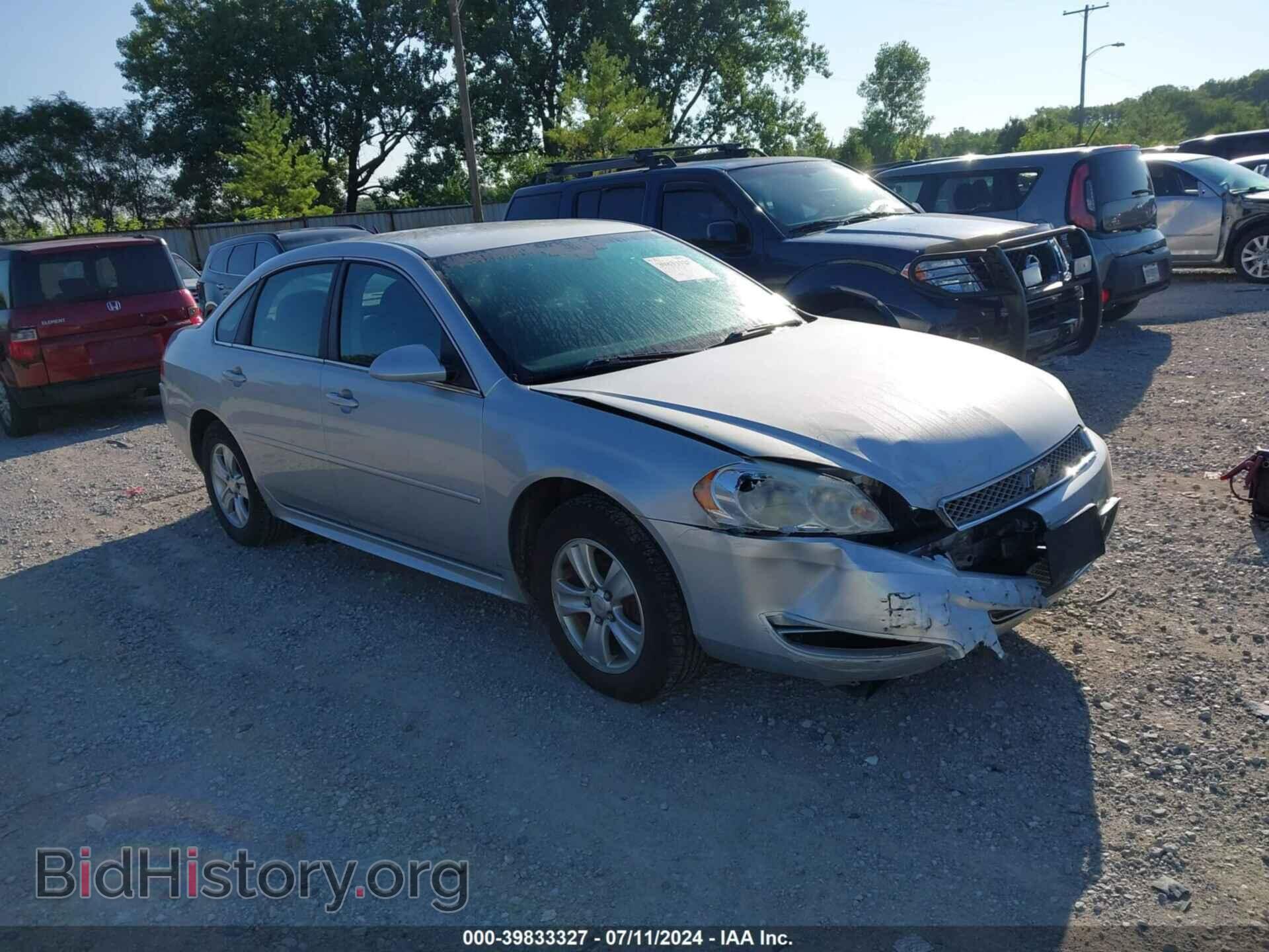 Фотография 2G1WA5E34C1156681 - CHEVROLET IMPALA 2012