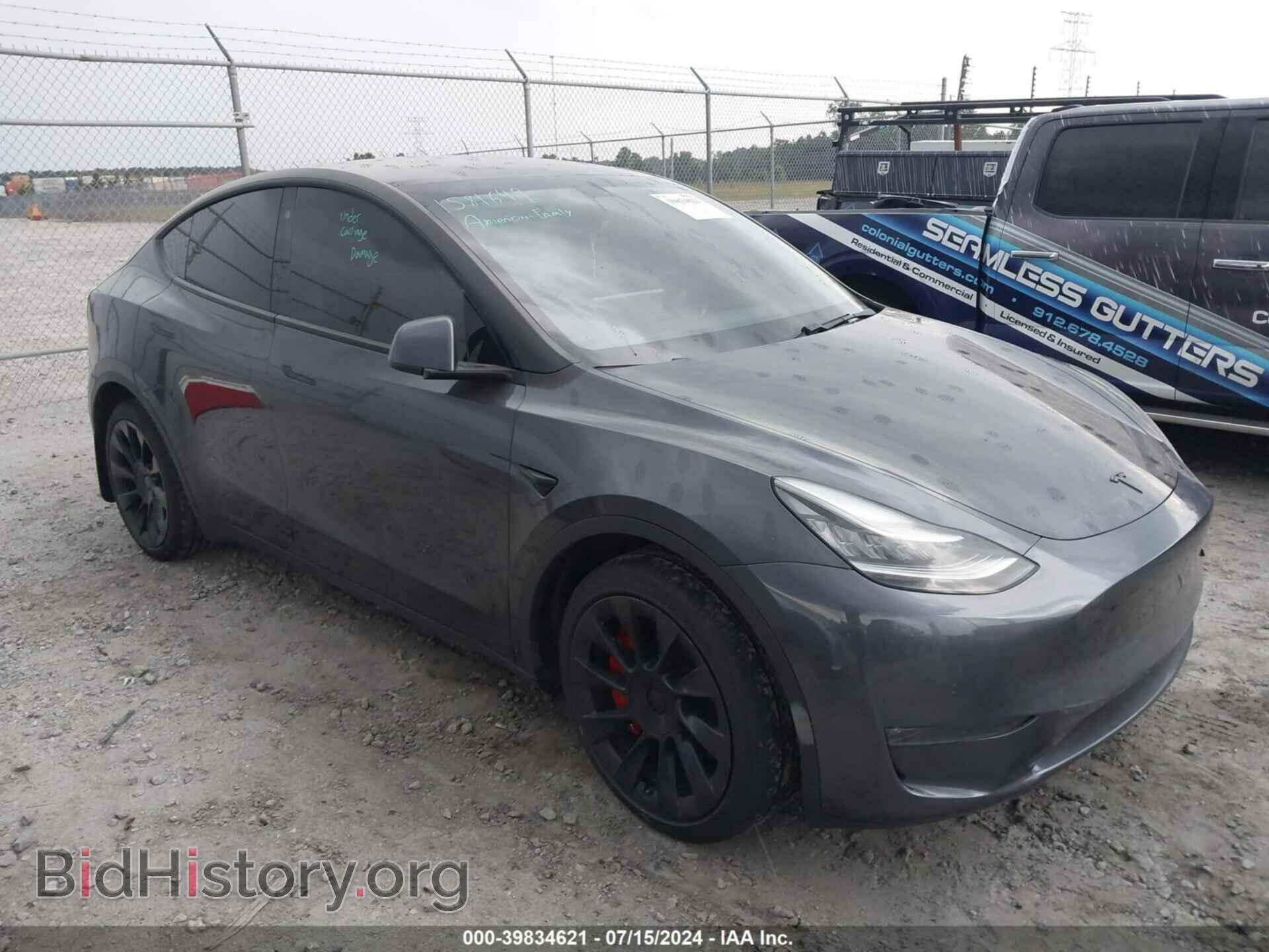 Photo 5YJYGDEEXMF080652 - TESLA MODEL Y 2021