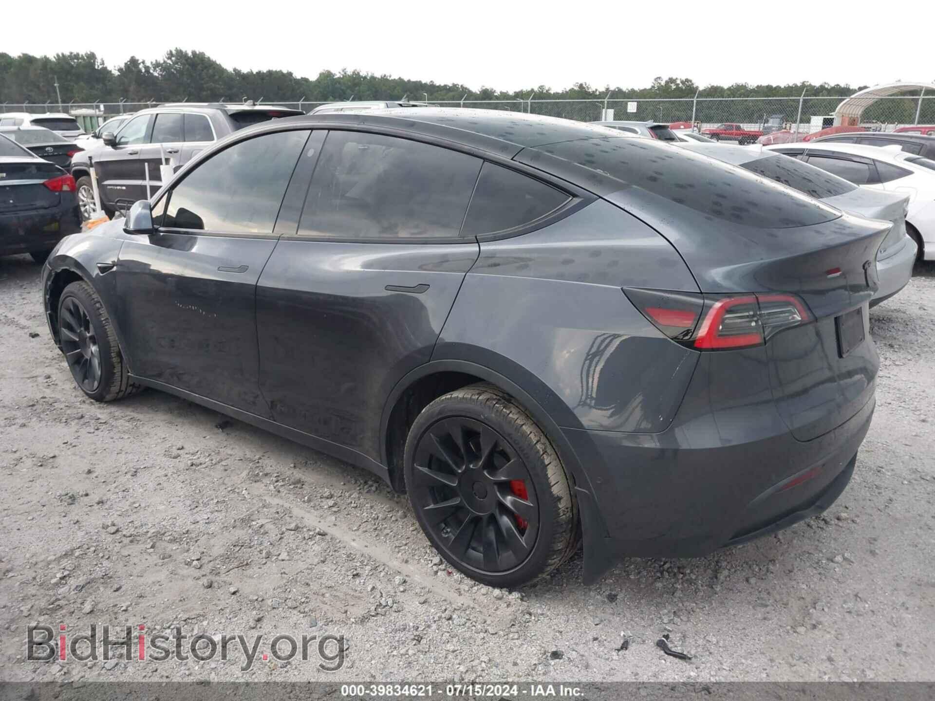 2021 TESLA MODEL Y - VIN: 5YJYGDEEXMF080652 - Фото 3