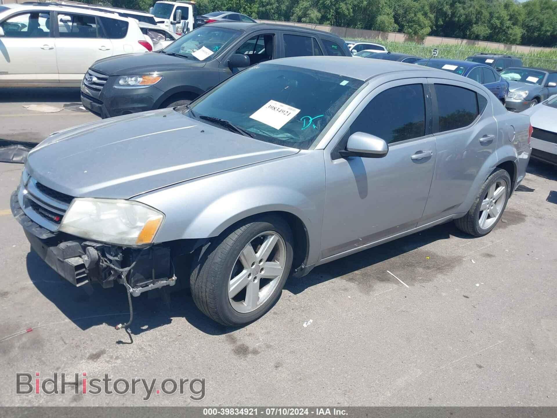 2013 DODGE AVENGER - VIN: 1C3CDZCB4DN707084 - Фото 2