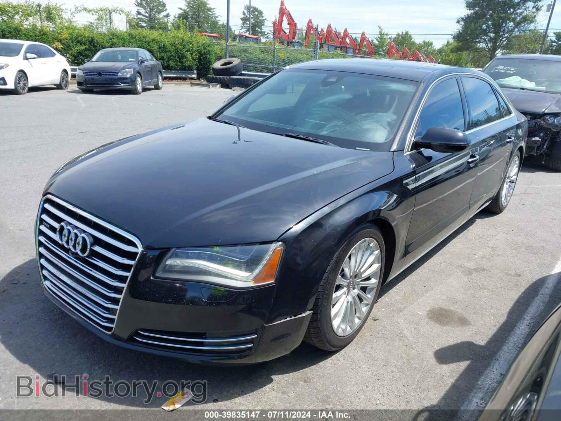 2013 AUDI A8 L - VIN: WAUR2AFD5DN010658 - Фото 2