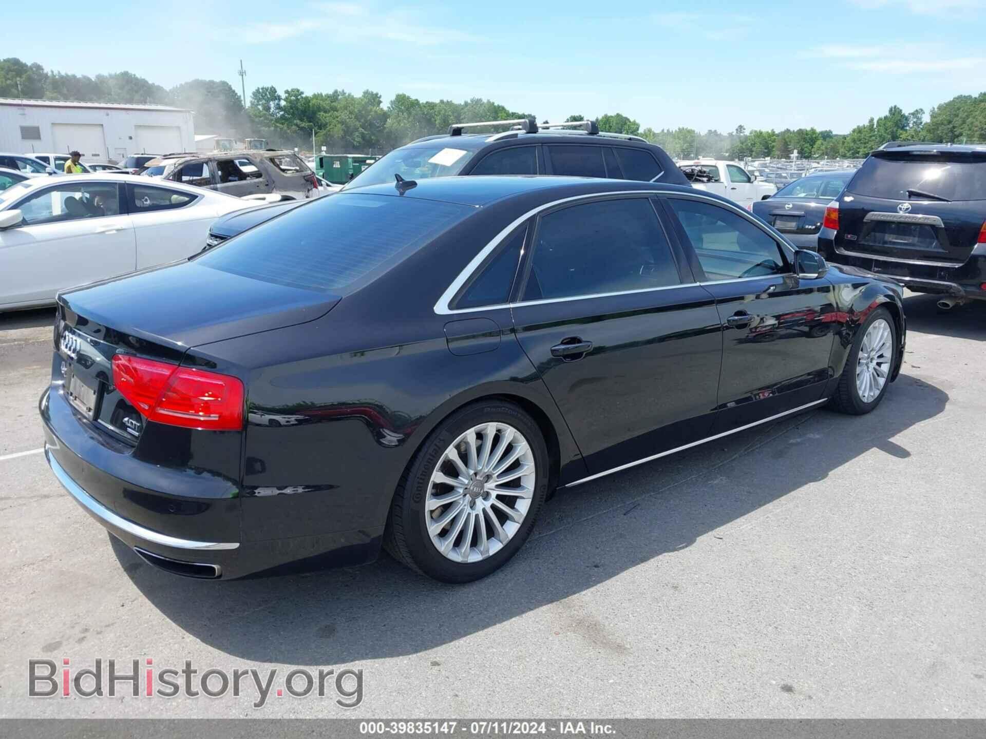 2013 AUDI A8 L - VIN: WAUR2AFD5DN010658 - Фото 4