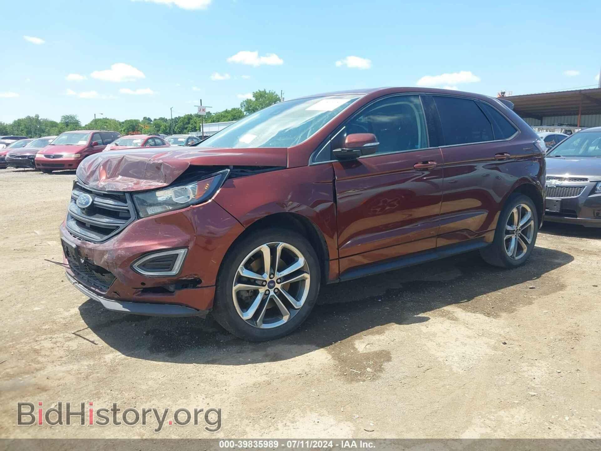 2015 FORD EDGE - VIN: 2FMTK4AP8FBC28129 - Фото 2