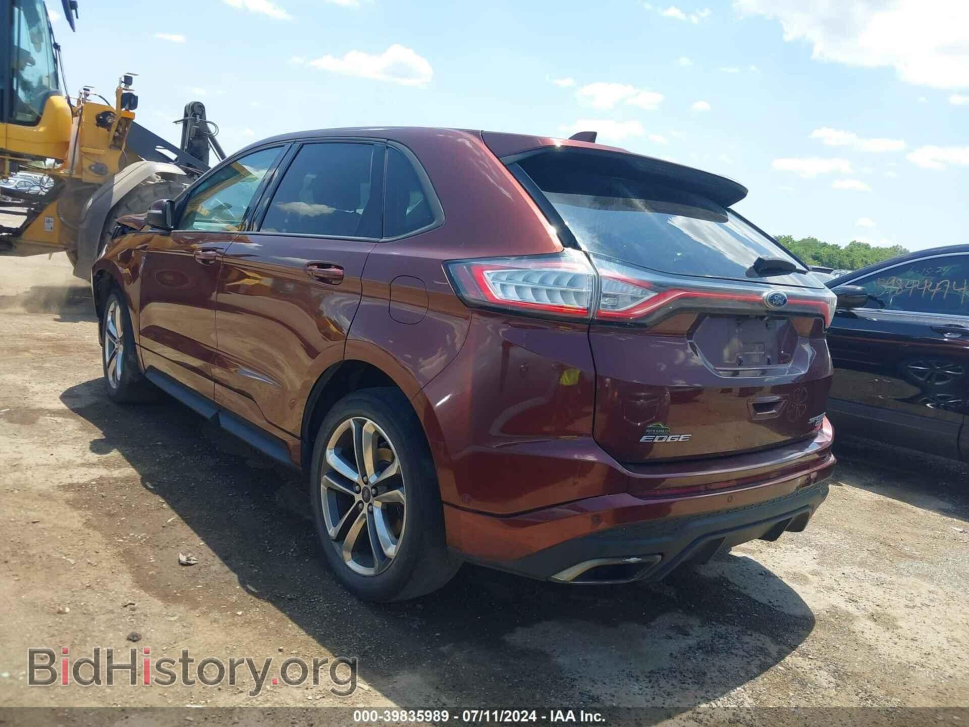 2015 FORD EDGE - VIN: 2FMTK4AP8FBC28129 - Фото 3