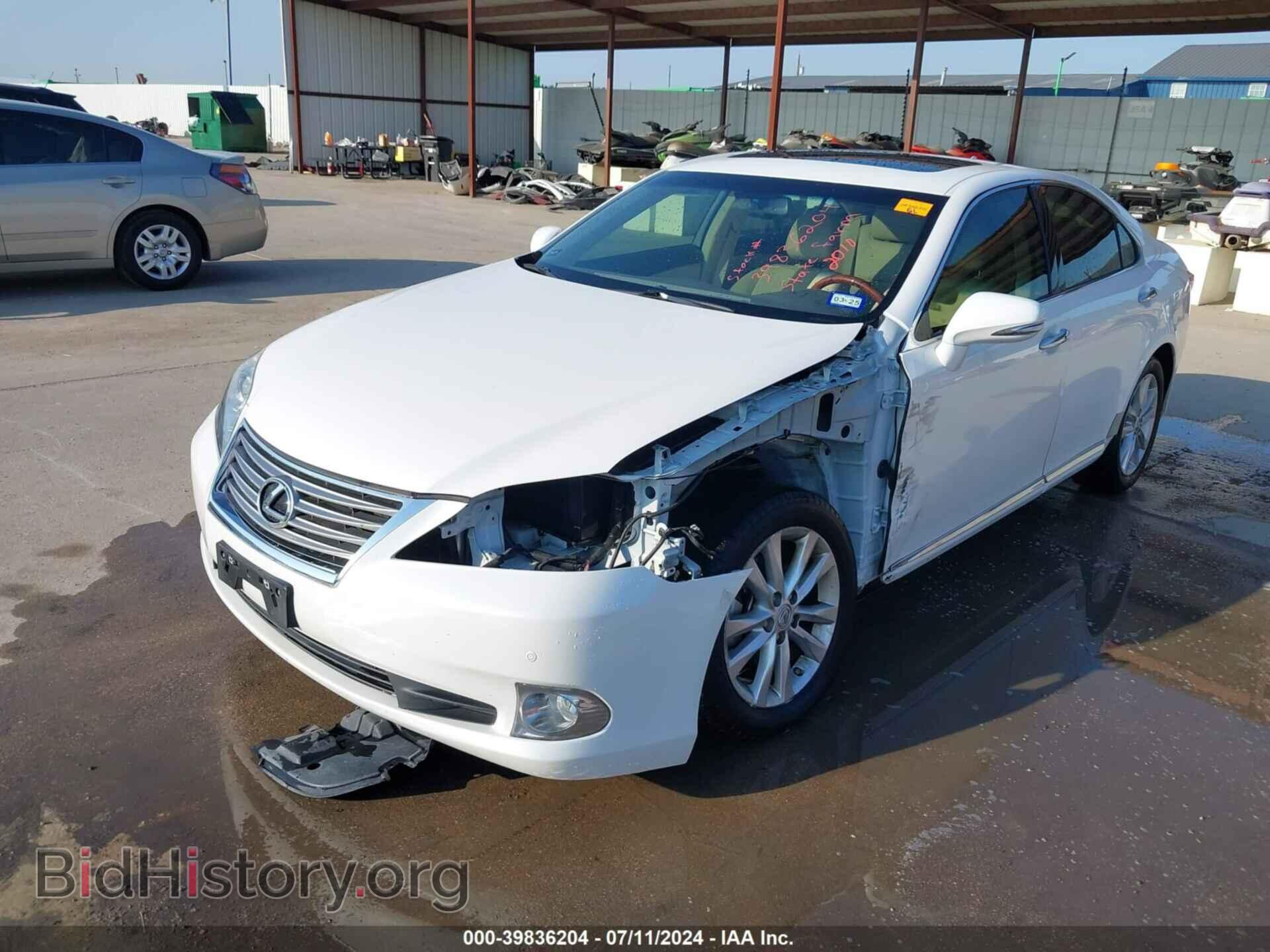 2011 LEXUS ES 350 - VIN: JTHBK1EG9B2445454 - Фото 2