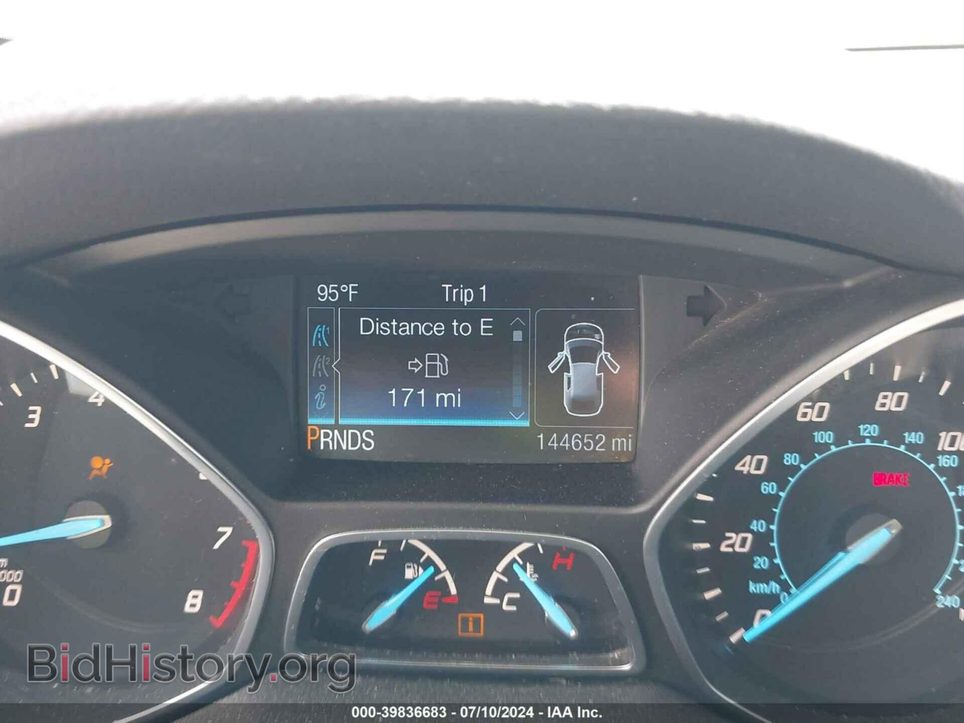 2014 FORD ESCAPE - VIN: 1FMCU9G90EUE33128 - Фото 7