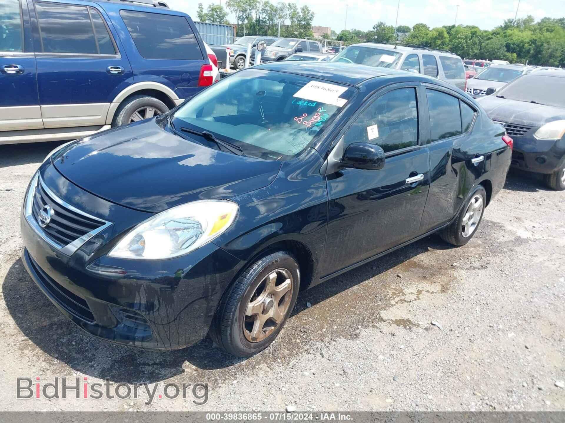 2012 NISSAN VERSA - VIN: 3N1CN7APXCL817618 - Фото 2
