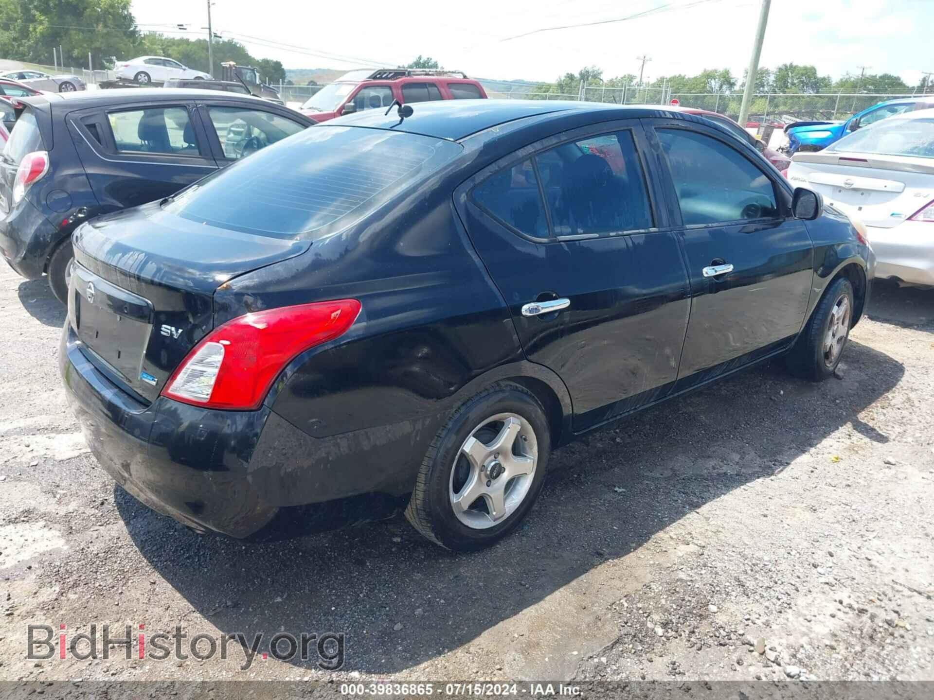 2012 NISSAN VERSA - VIN: 3N1CN7APXCL817618 - Фото 4