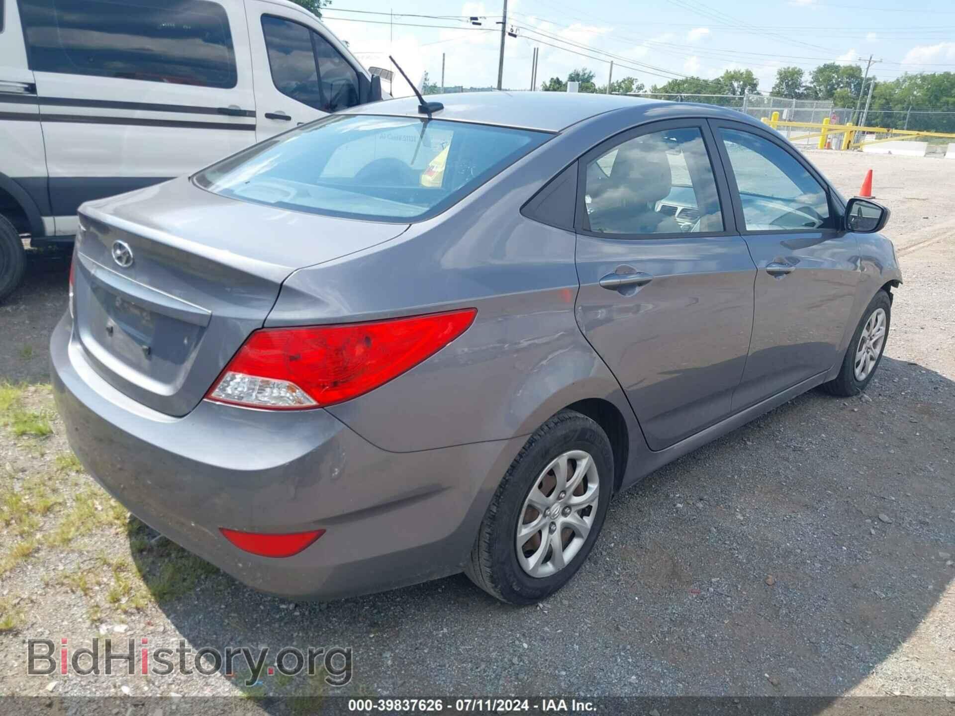 2014 HYUNDAI ACCENT - VIN: KMHCT4AE2EU587237 - Фото 4