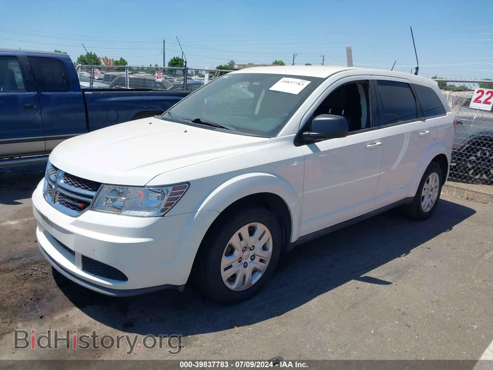 2014 DODGE JOURNEY - VIN: 3C4PDCAB6ET308255 - Фото 2