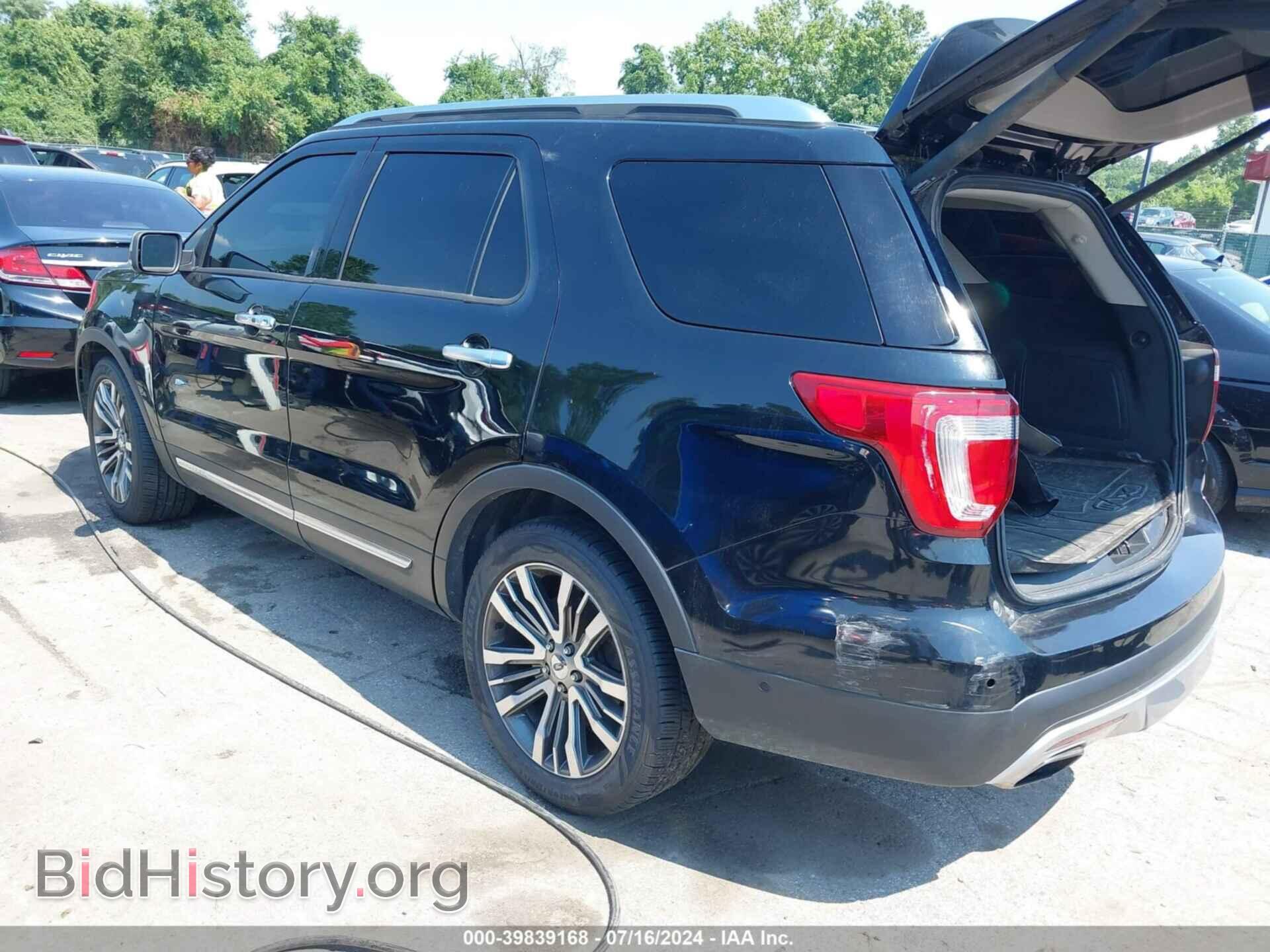 2017 FORD EXPLORER - VIN: 1FM5K8HT6HGC45431 - Фото 3
