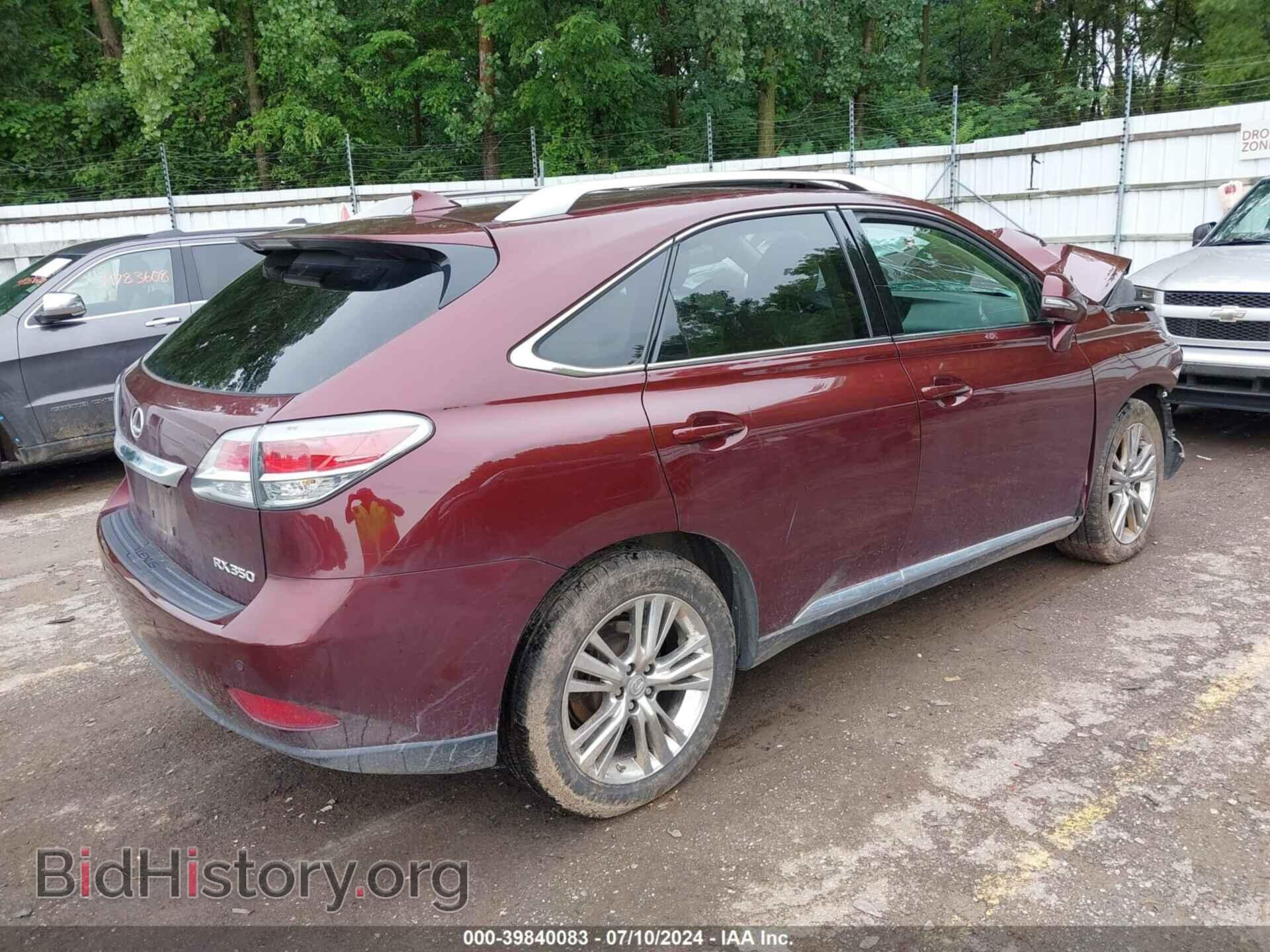2015 LEXUS RX 350 - VIN: 2T2BK1BA1FC338306 - Фото 4
