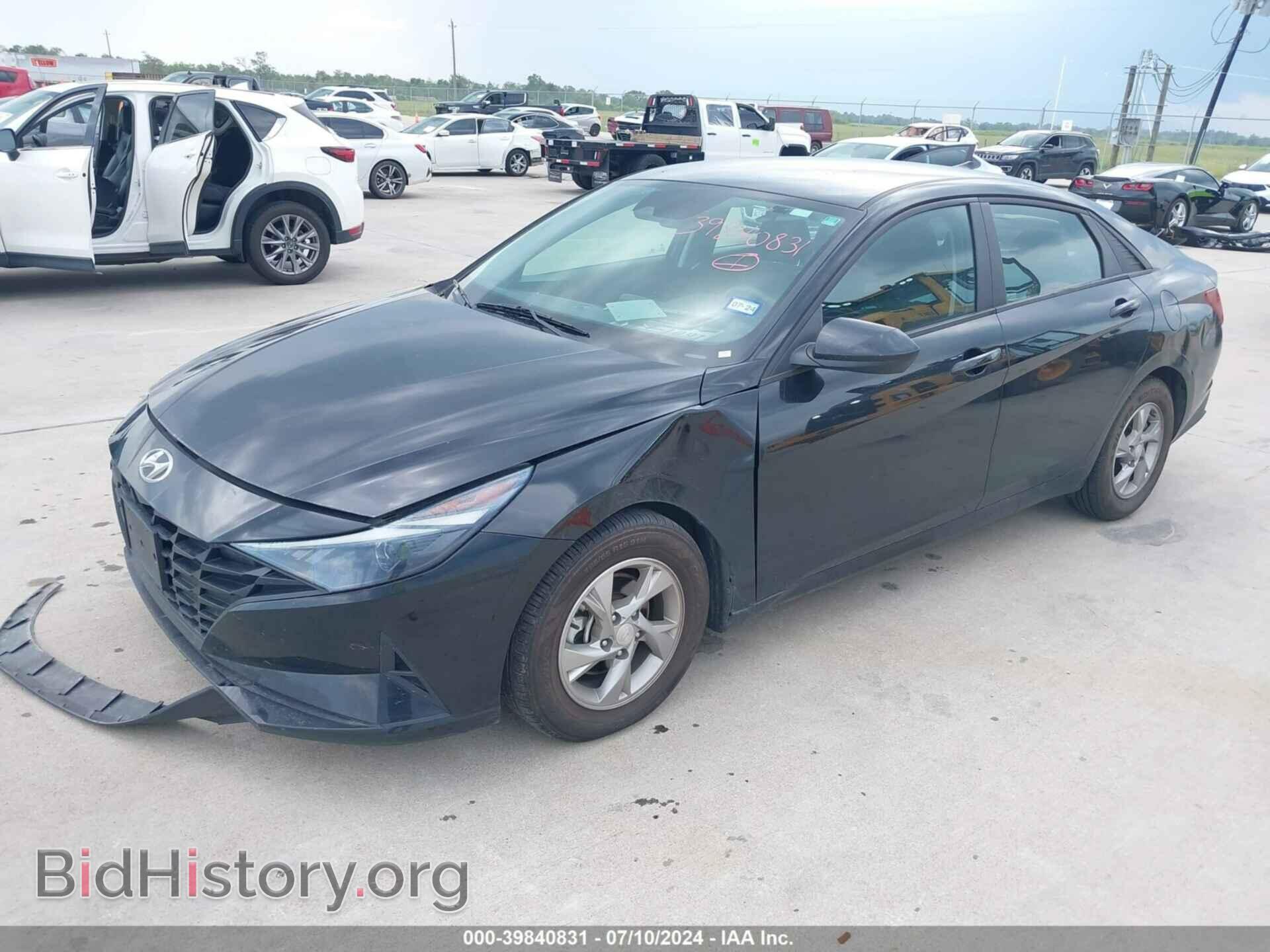 2021 HYUNDAI ELANTRA - VIN: 5NPLL4AG5MH025539 - Фото 2