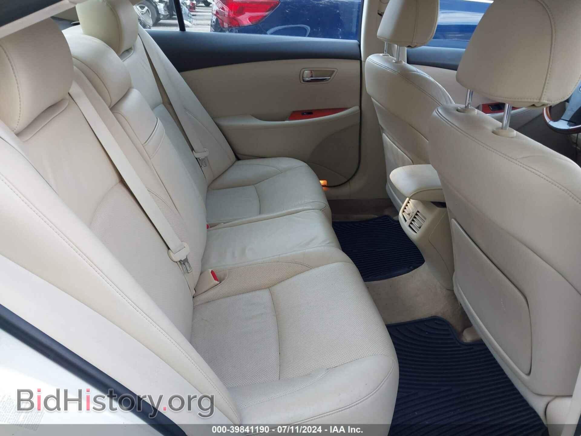2011 LEXUS ES 350 - VIN: JTHBK1EG2B2454108 - Фото 8