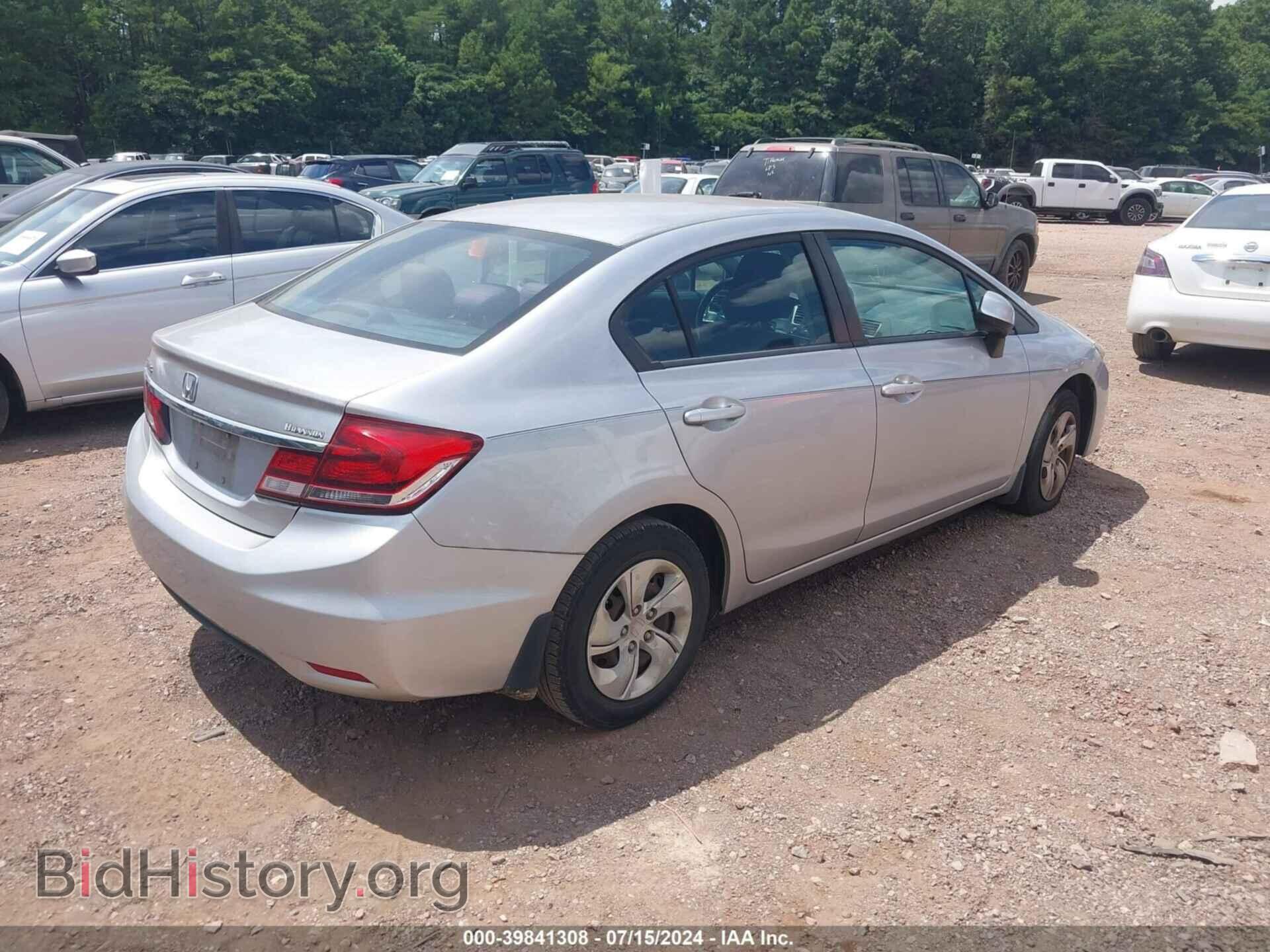 2013 HONDA CIVIC - VIN: 19XFB2F51DE098892 - Фото 4