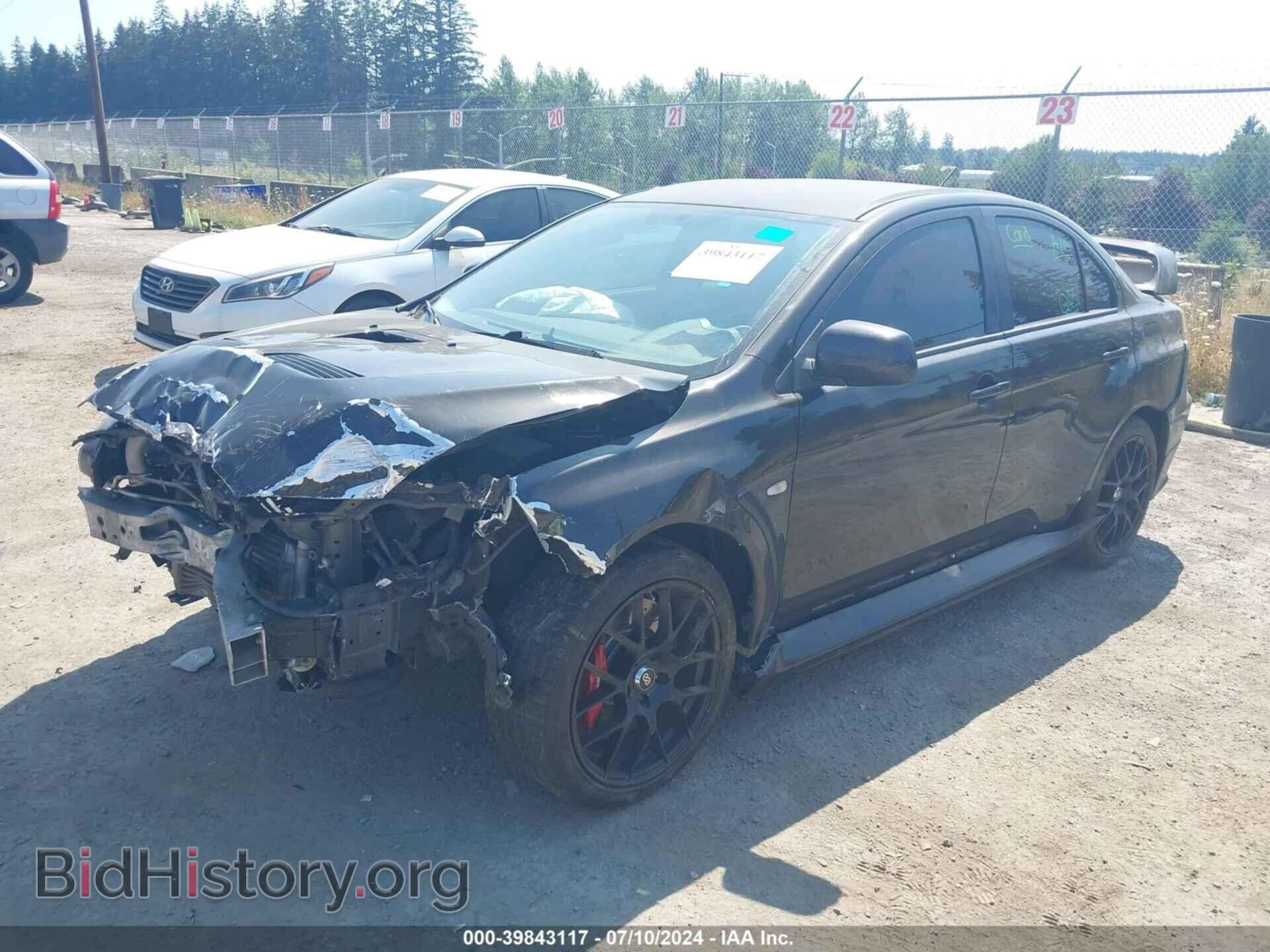 2014 MITSUBISHI LANCER EVOLUTION - VIN: JA32W8FV3EU009217 - Photo 2