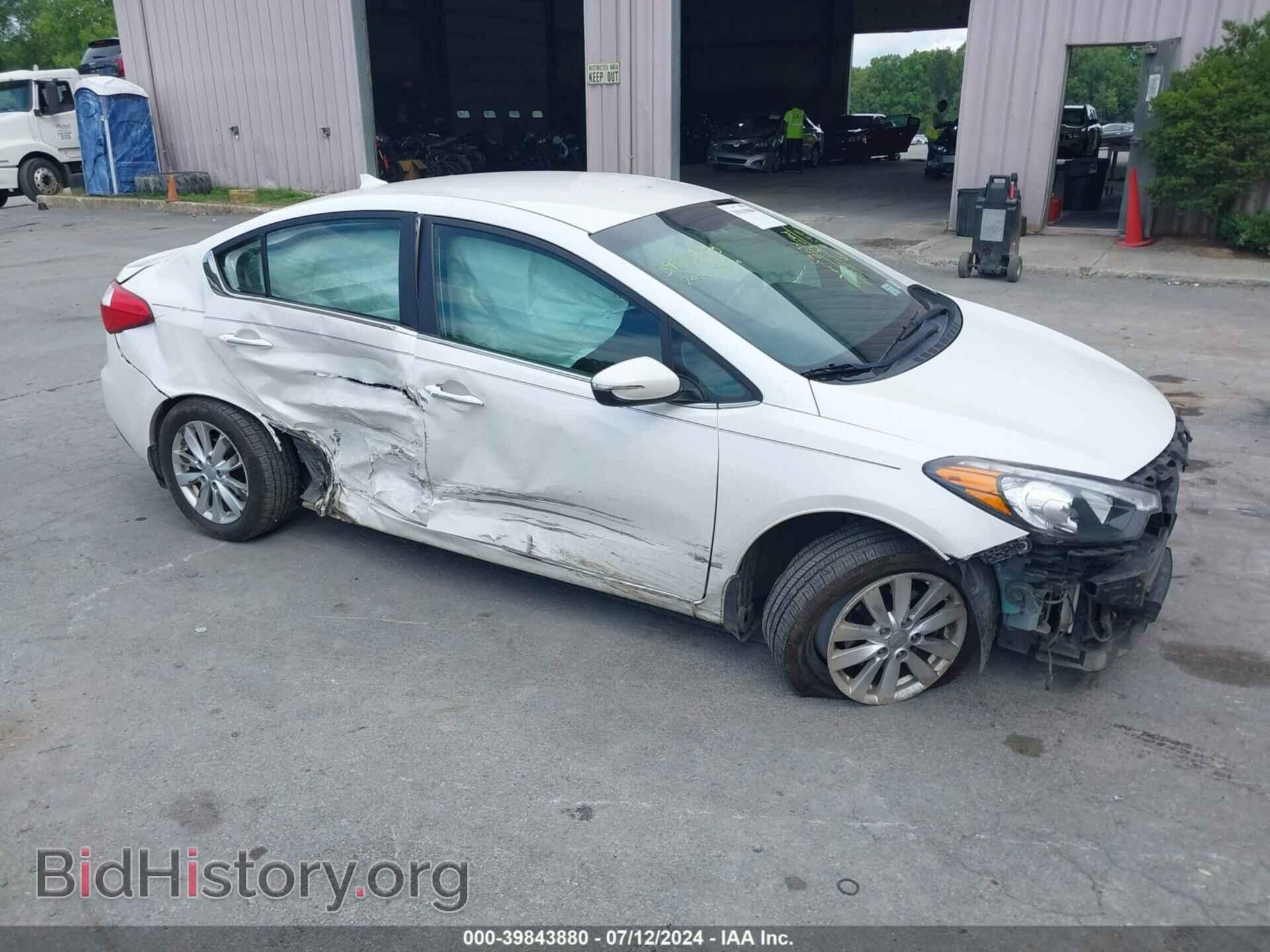 Photo KNAFX4A86E5106509 - KIA FORTE 2014