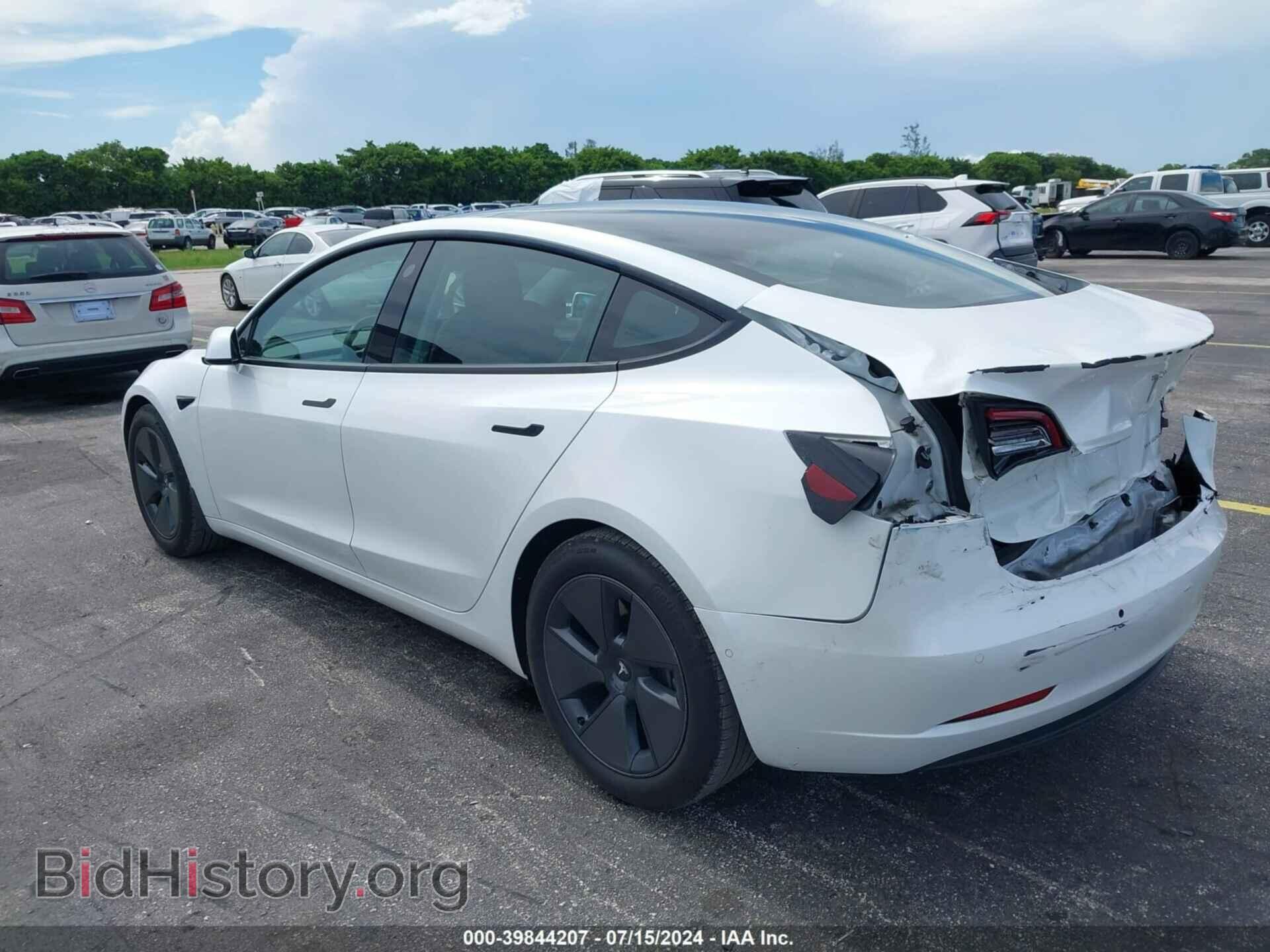 2022 TESLA MODEL 3 - VIN: 5YJ3E1EB0NF103085 - Фото 3
