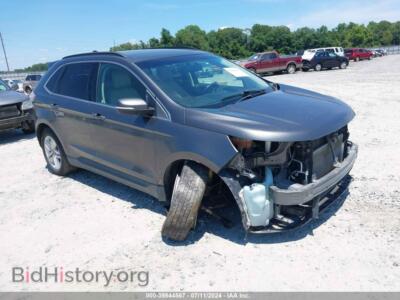 2015 Ford EDGE SEL, серый — VIN 2FMTK3J82FBB37621, IAAI