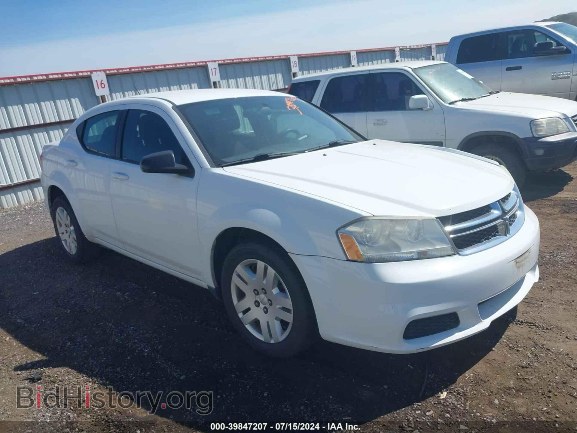 Фотография 1C3CDZAB4CN132311 - DODGE AVENGER 2012