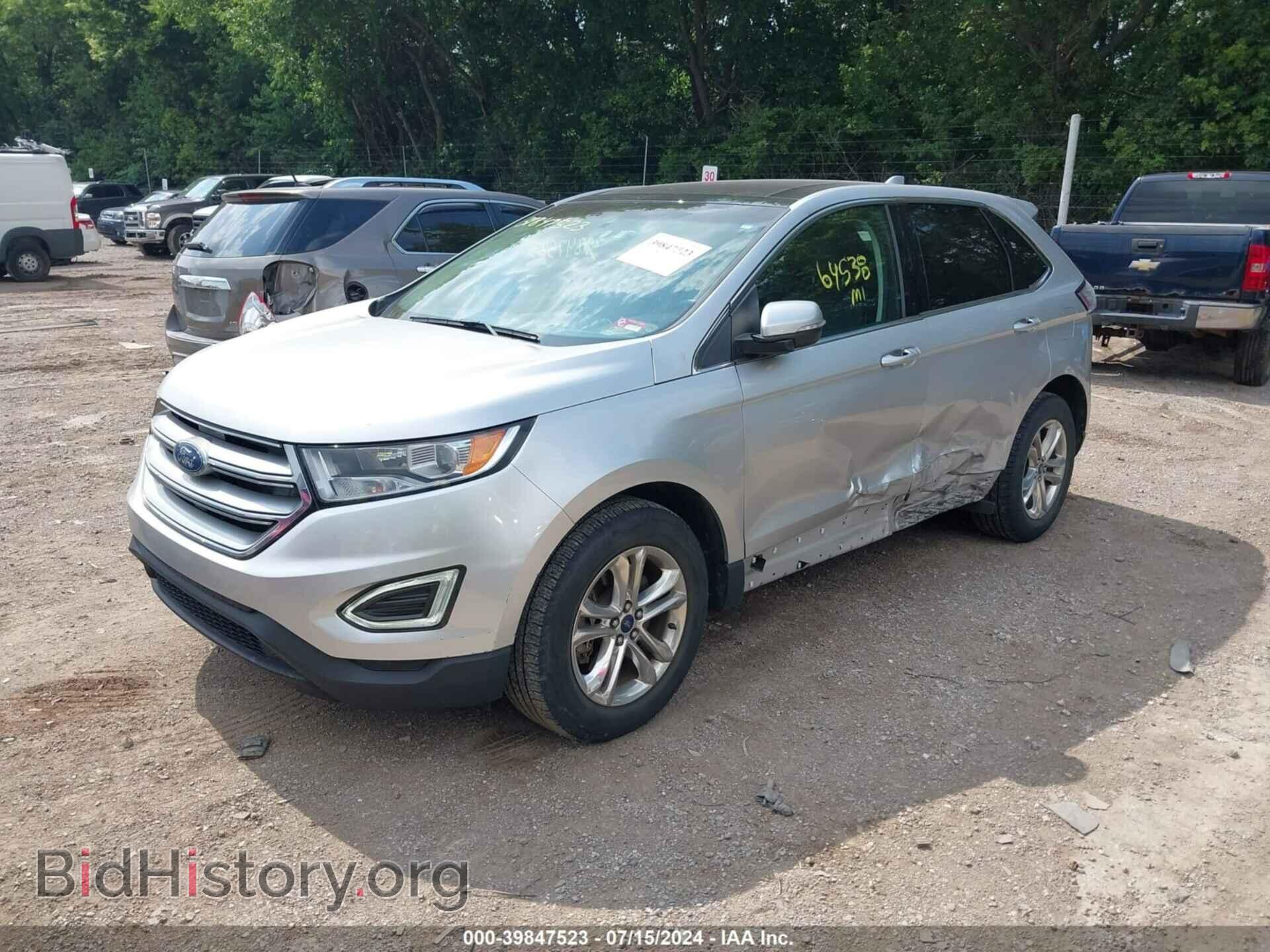 2015 FORD EDGE - VIN: 2FMTK4J86FBB46313 - Photo 2