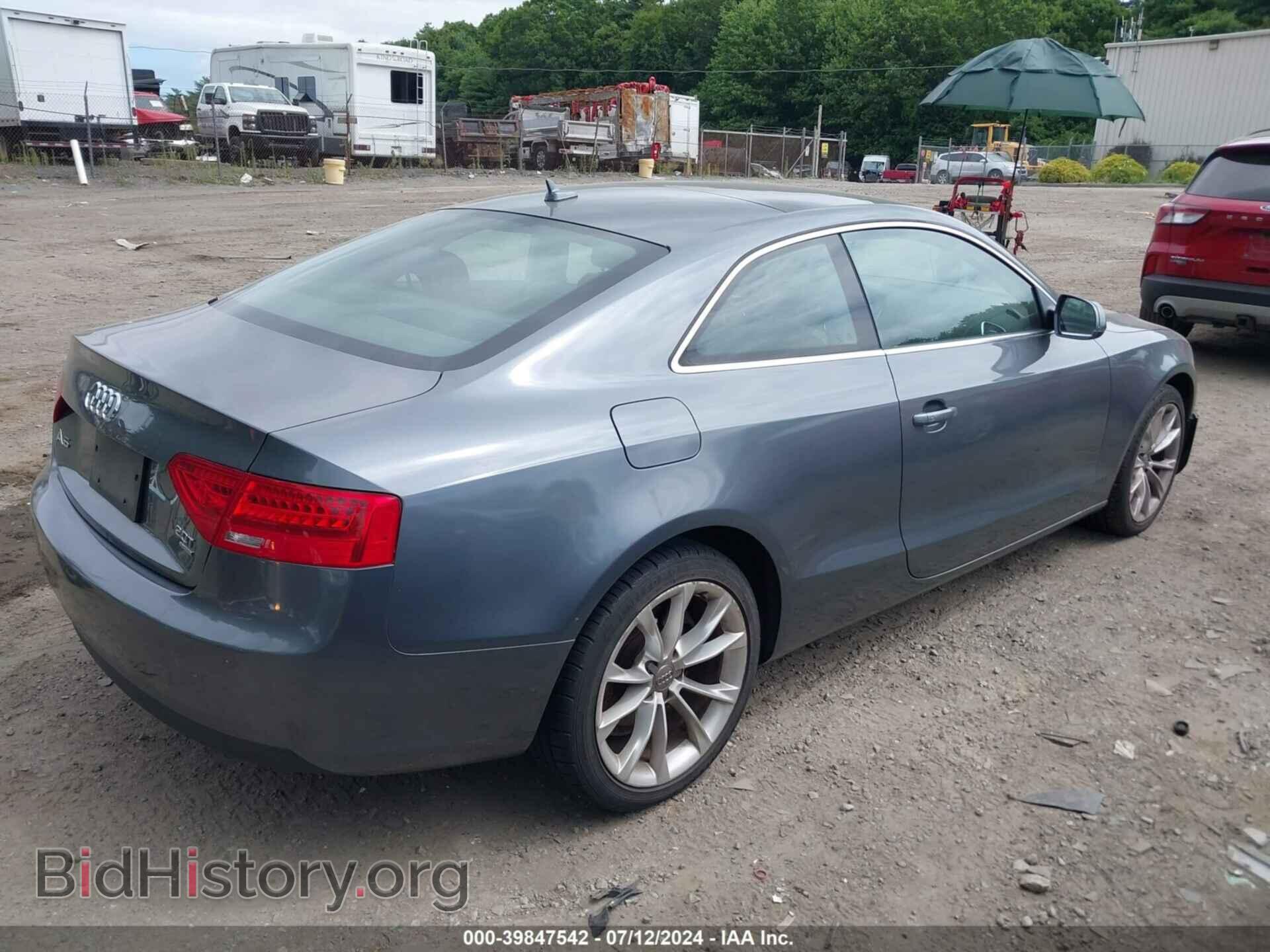2013 AUDI A5 - VIN: WAUCFAFR3DA012471 - Photo 4