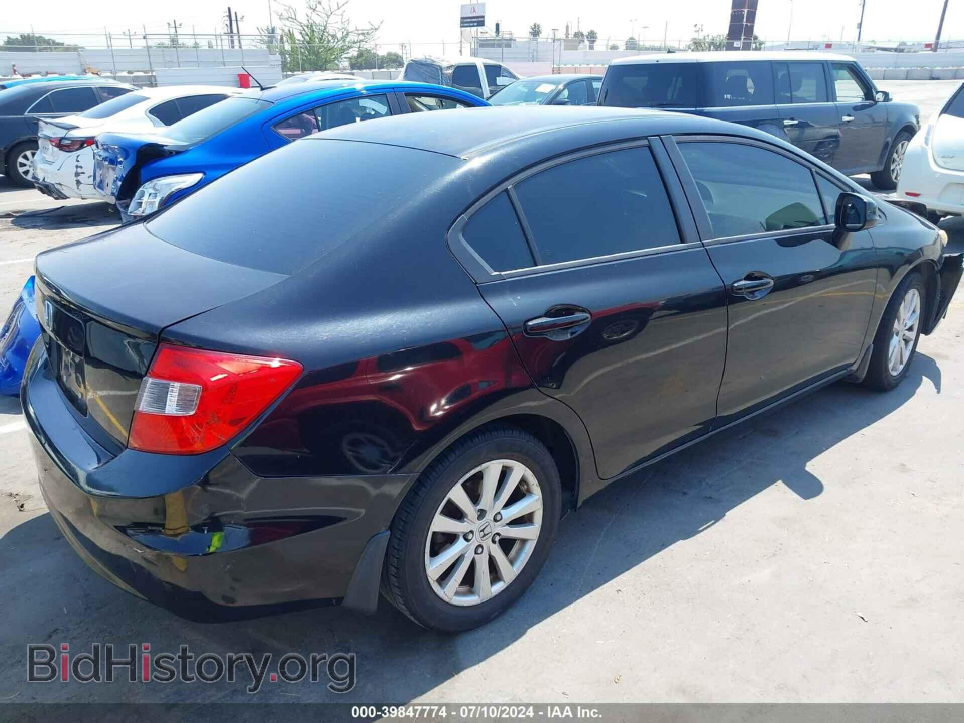 2012 HONDA CIVIC - VIN: 19XFB2F97CE325357 - Фото 4
