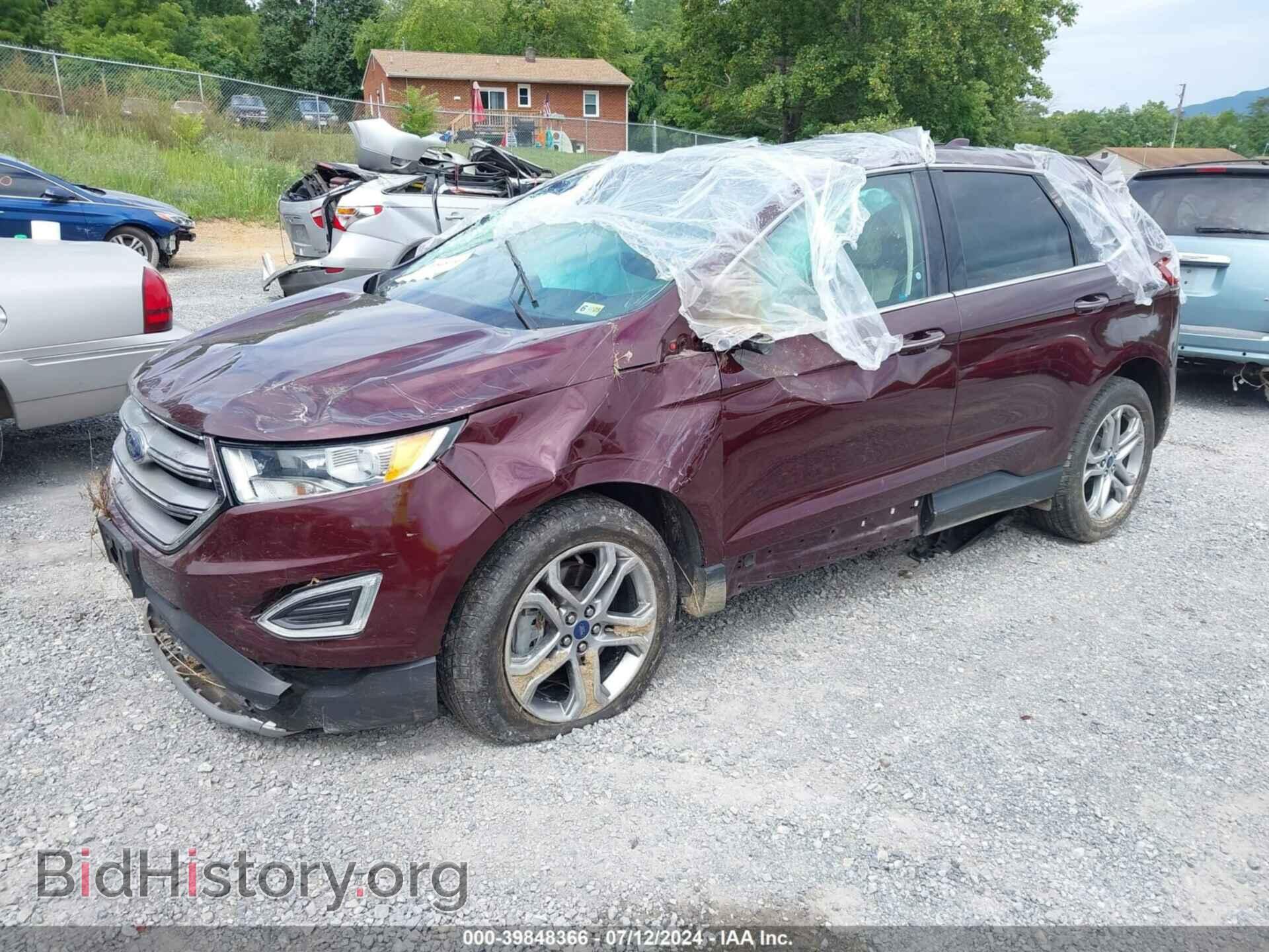 2017 FORD EDGE - VIN: 2FMPK4K89HBC52483 - Фото 2