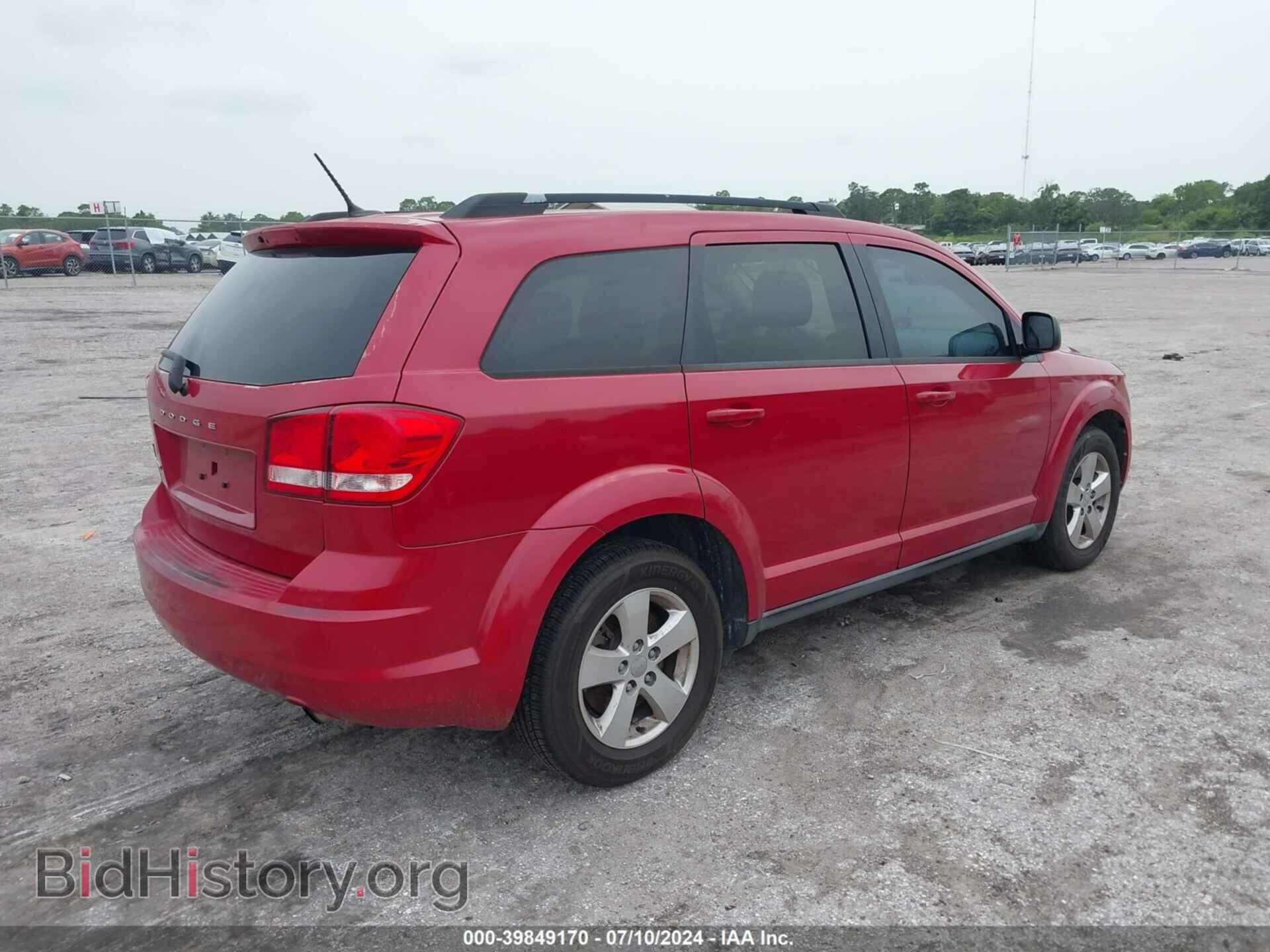 2013 DODGE JOURNEY - VIN: 3C4PDCAB1DT627853 - Фото 4