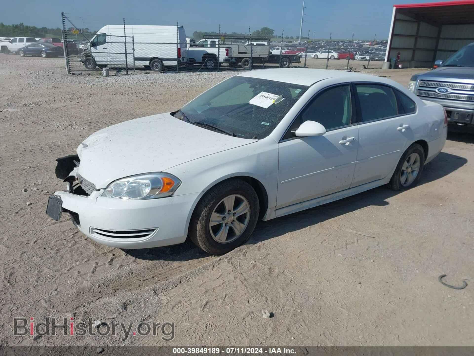 2012 CHEVROLET IMPALA - VIN: 2G1WF5E35C1303530 - Photo 2