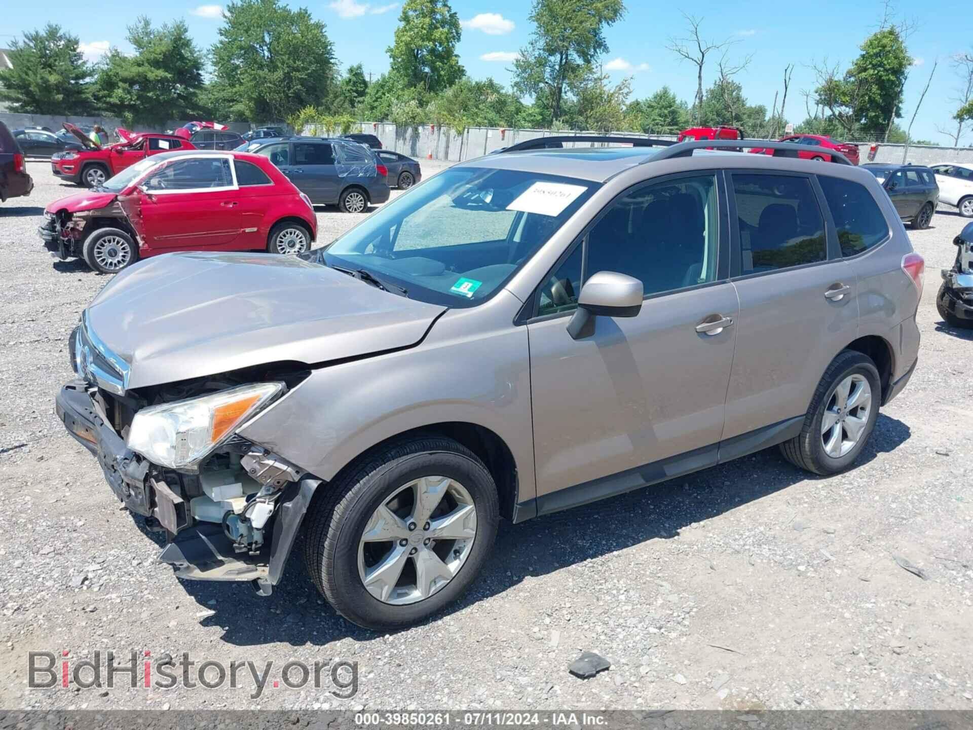 2014 SUBARU FORESTER - VIN: JF2SJAEC3EH553279 - Фото 2