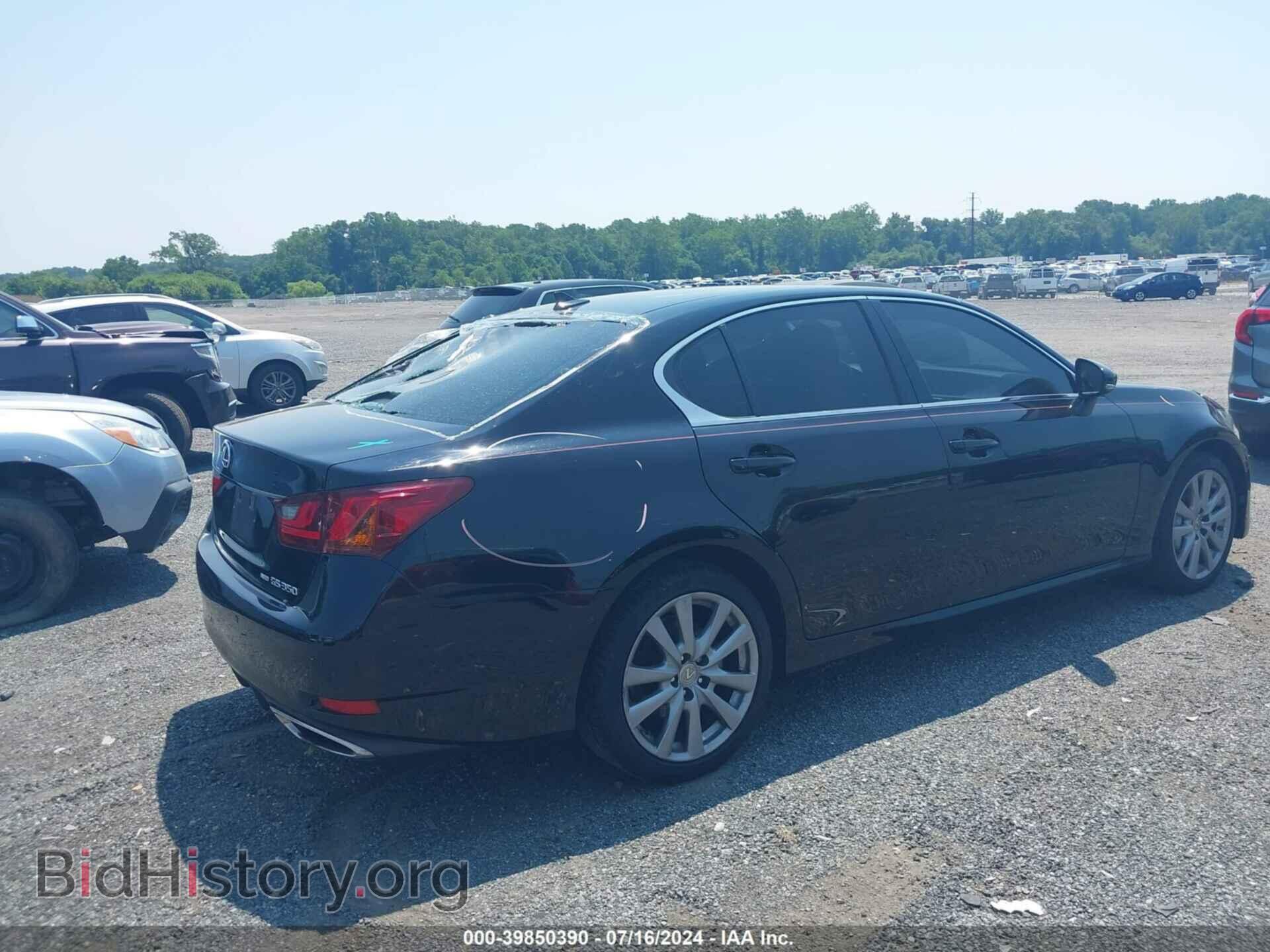 2013 LEXUS GS 350 - VIN: JTHCE1BL5D5003558 - Фото 4