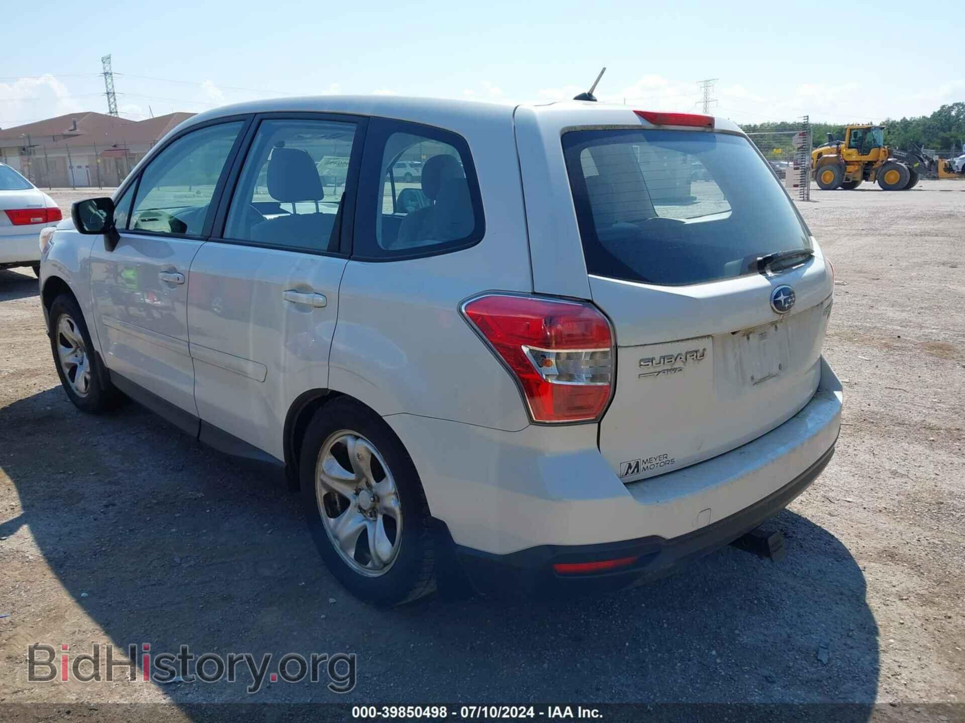 2015 SUBARU FORESTER - VIN: JF2SJAAC3FG435794 - Фото 3