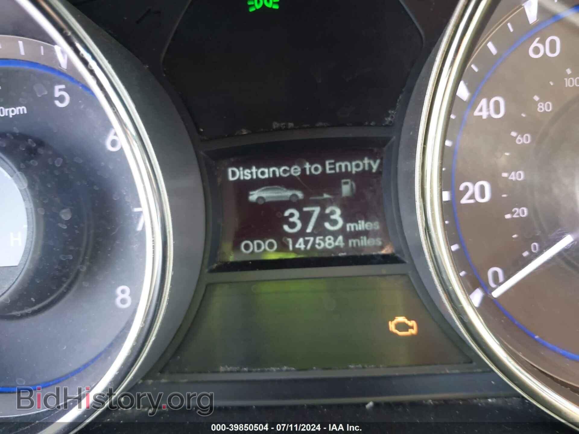 2013 HYUNDAI SONATA - VIN: 5NPEC4AC4DH611980 - Фото 7