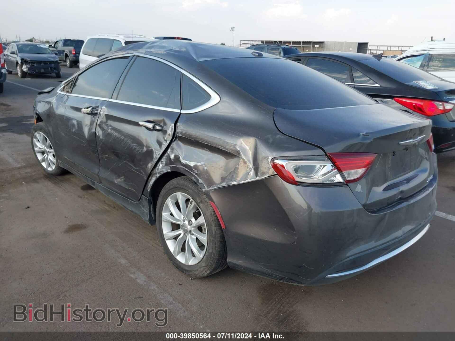 2015 CHRYSLER 200 - VIN: 1C3CCCCB8FN670804 - Фото 3
