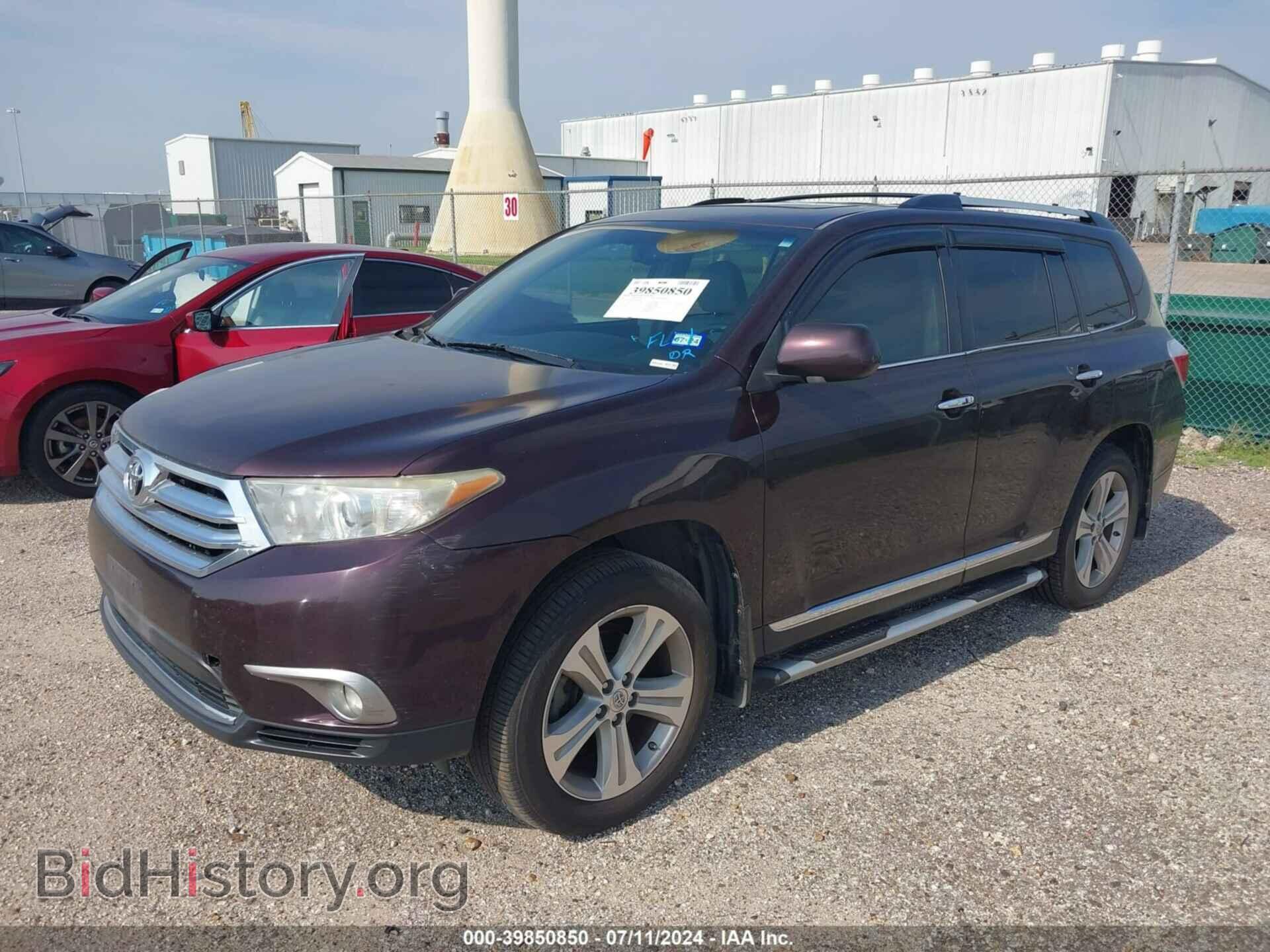 2013 TOYOTA HIGHLANDER - VIN: 5TDYK3EH8DS093298 - Фото 2