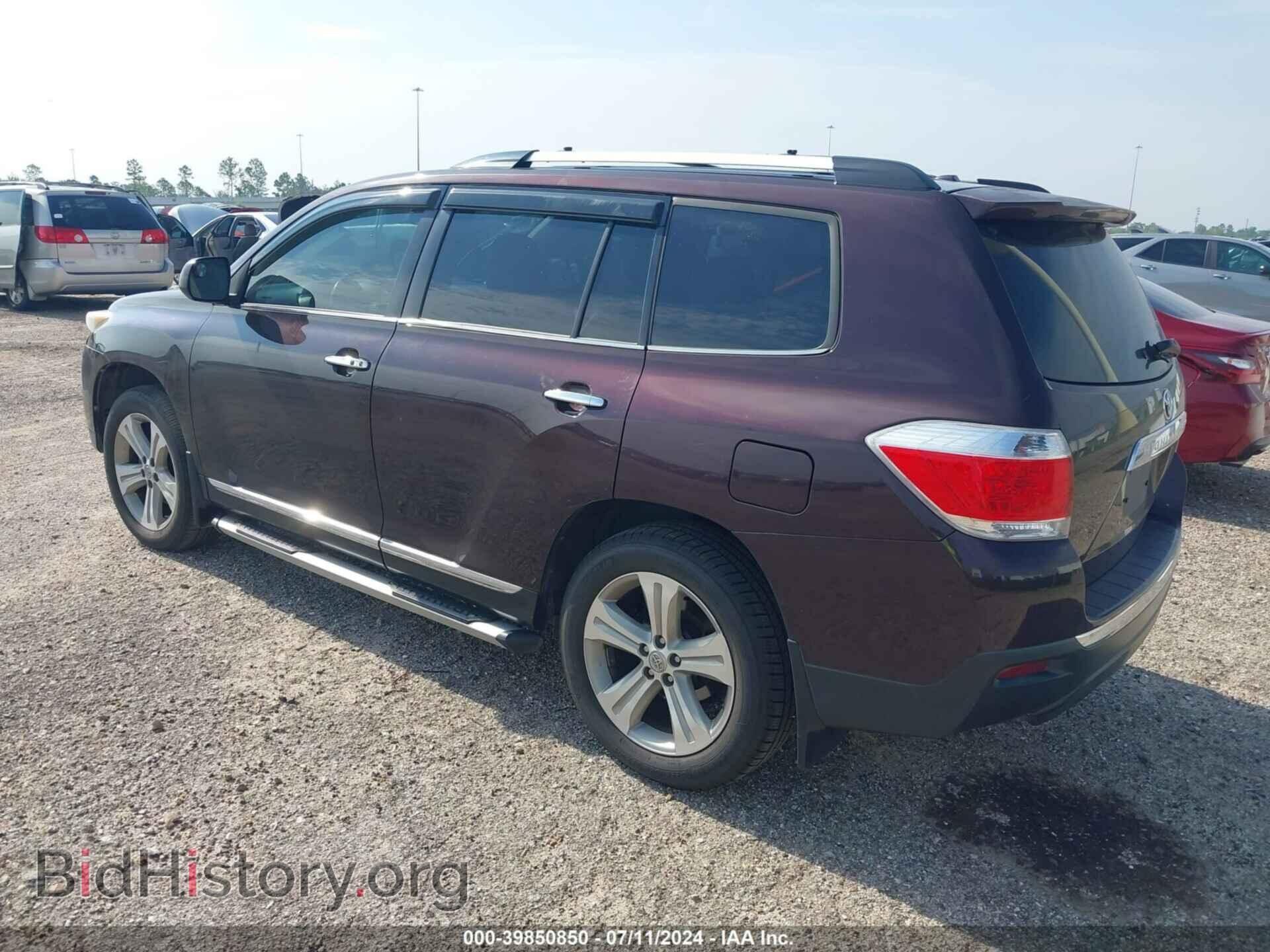 2013 TOYOTA HIGHLANDER - VIN: 5TDYK3EH8DS093298 - Фото 3