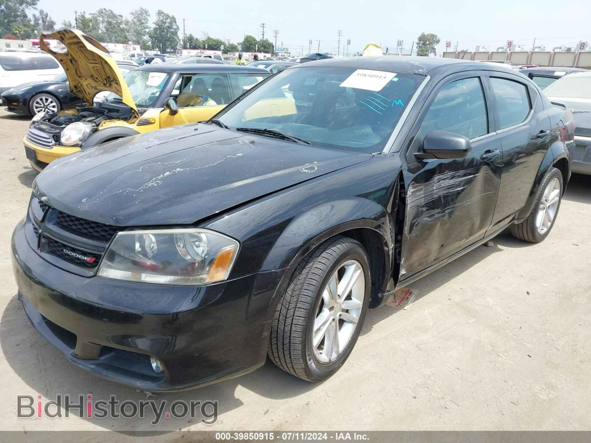 2013 DODGE AVENGER - VIN: 1C3CDZCB4DN746273 - Фото 2