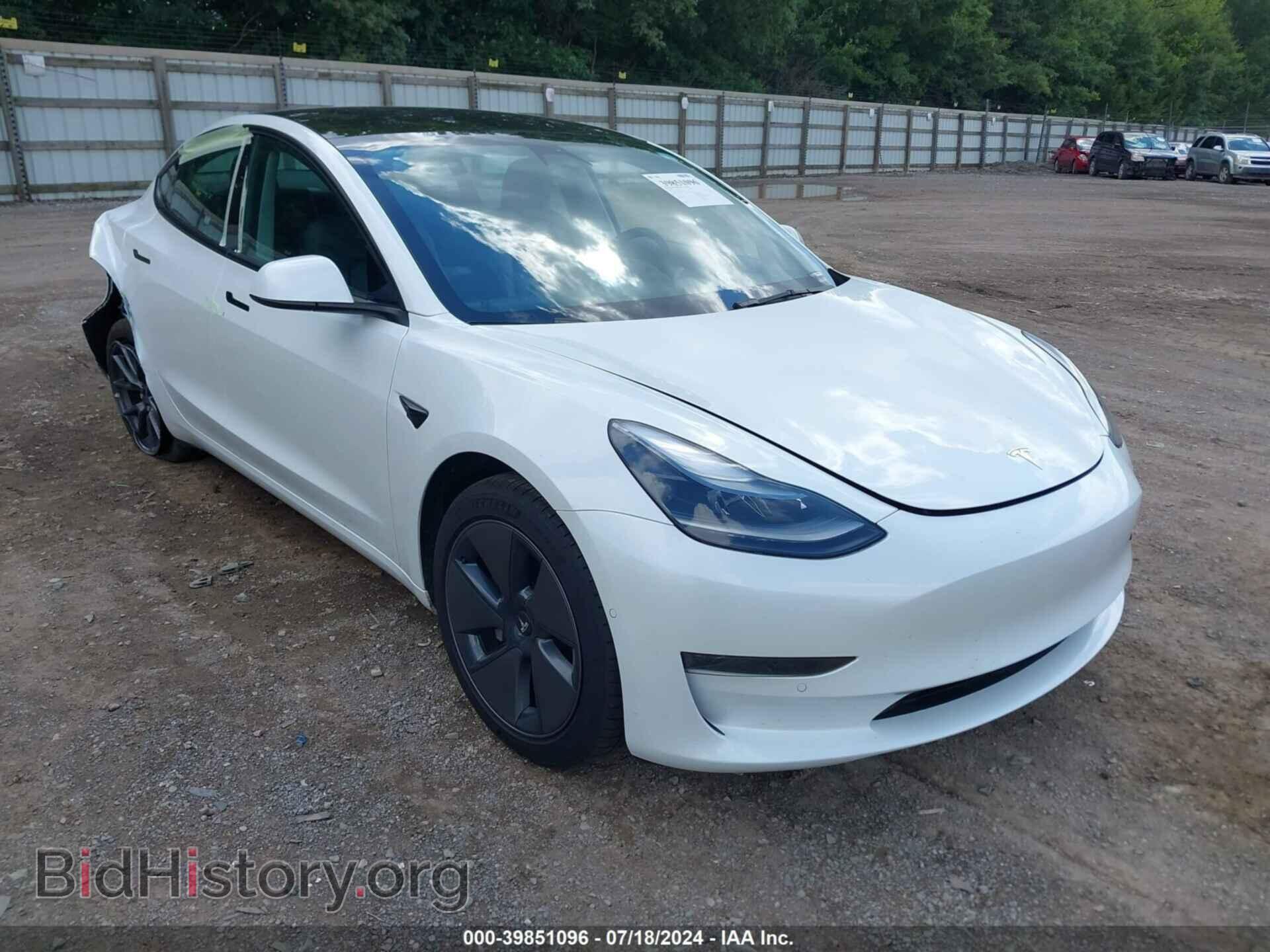 Photo 5YJ3E1EA9MF094974 - TESLA MODEL 3 2021