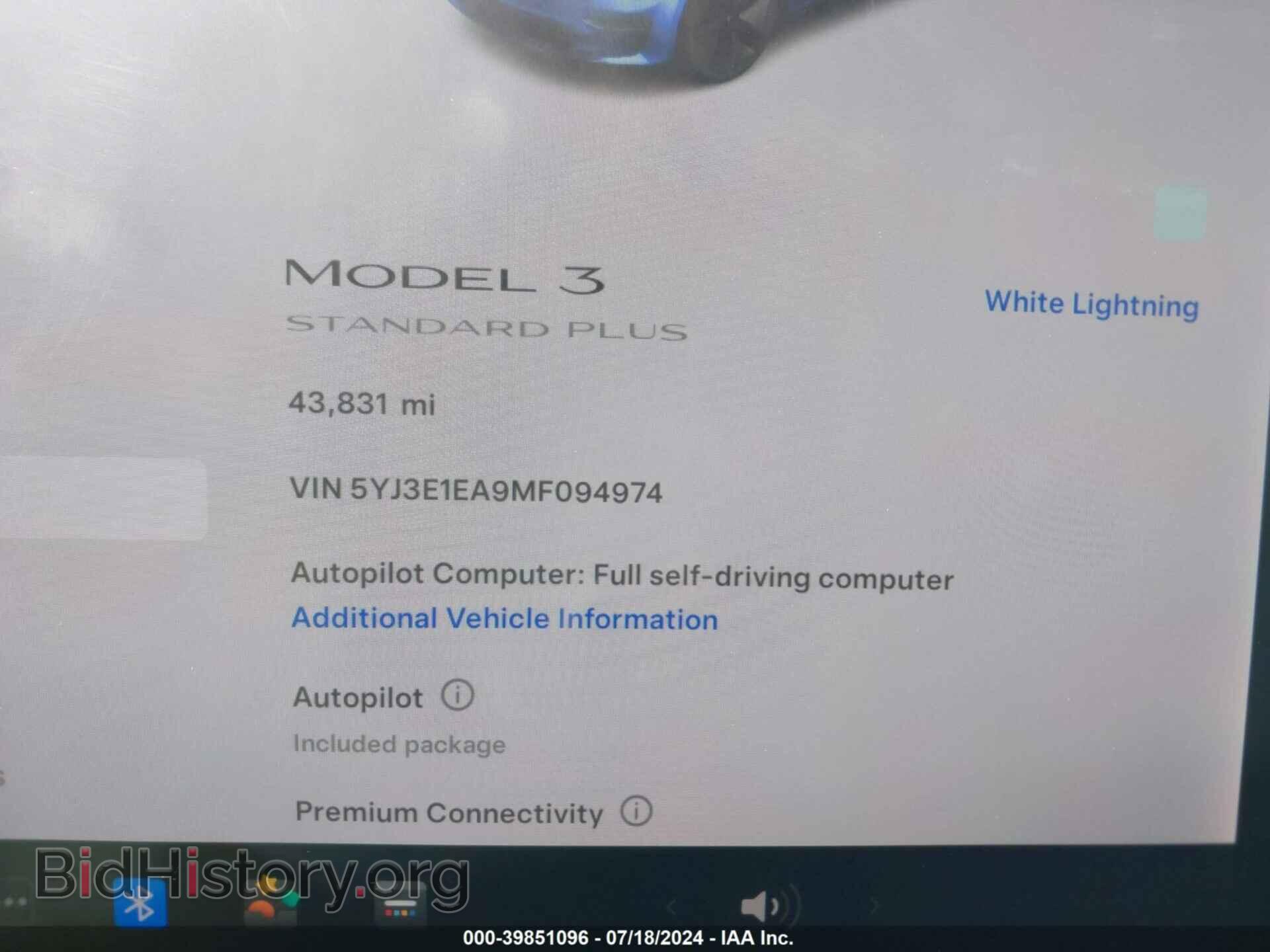 2021 TESLA MODEL 3 - VIN: 5YJ3E1EA9MF094974 - Photo 7