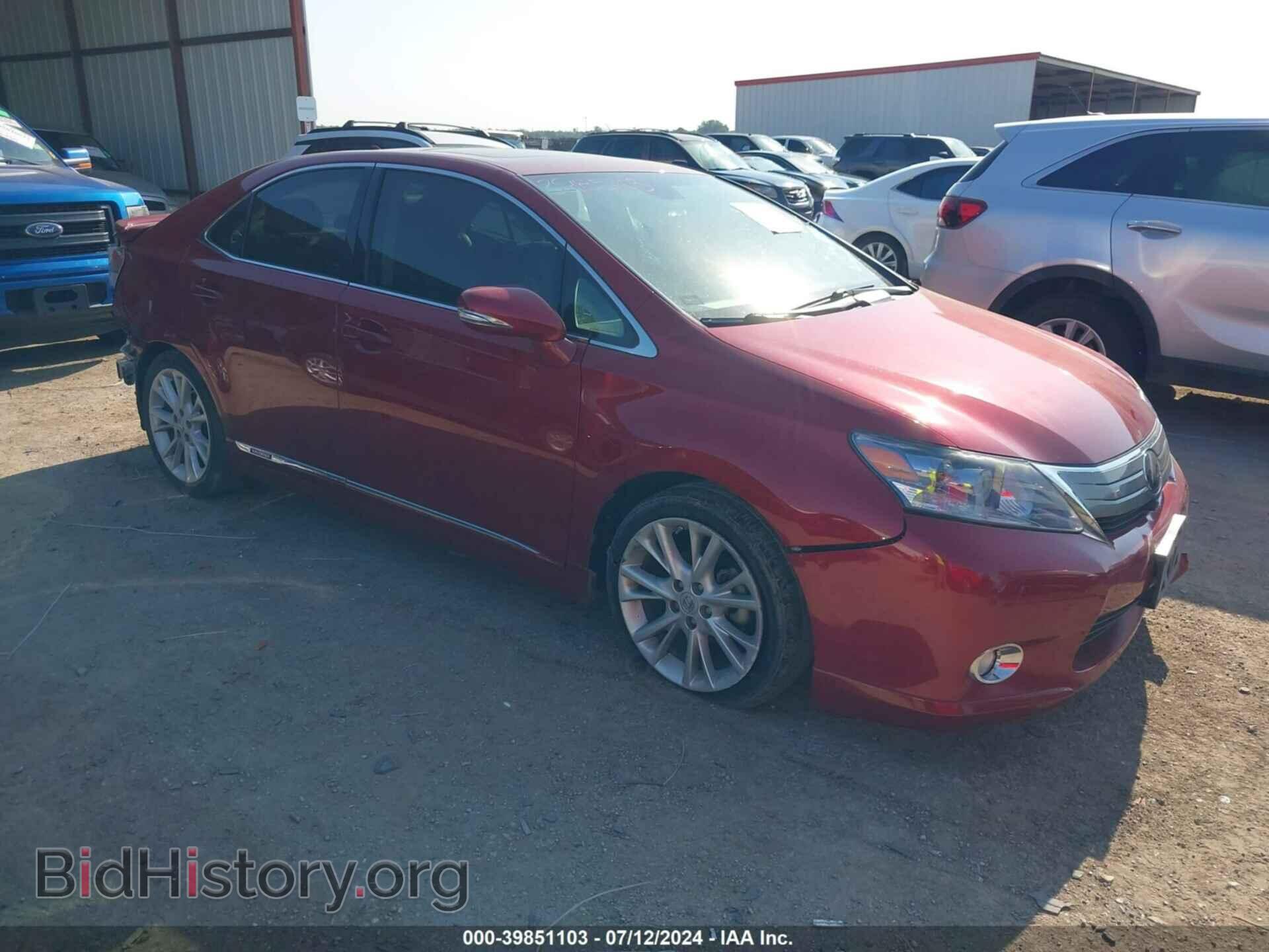 Photo JTHBB1BA2A2022911 - LEXUS HS 250H 2010