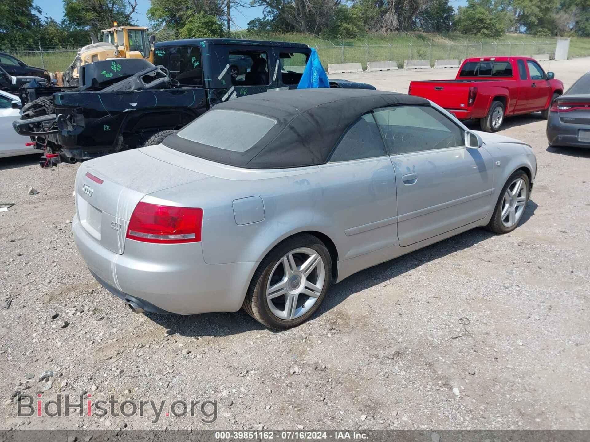 2007 AUDI A4 - VIN: WAUDF48H47K030356 - Фото 4