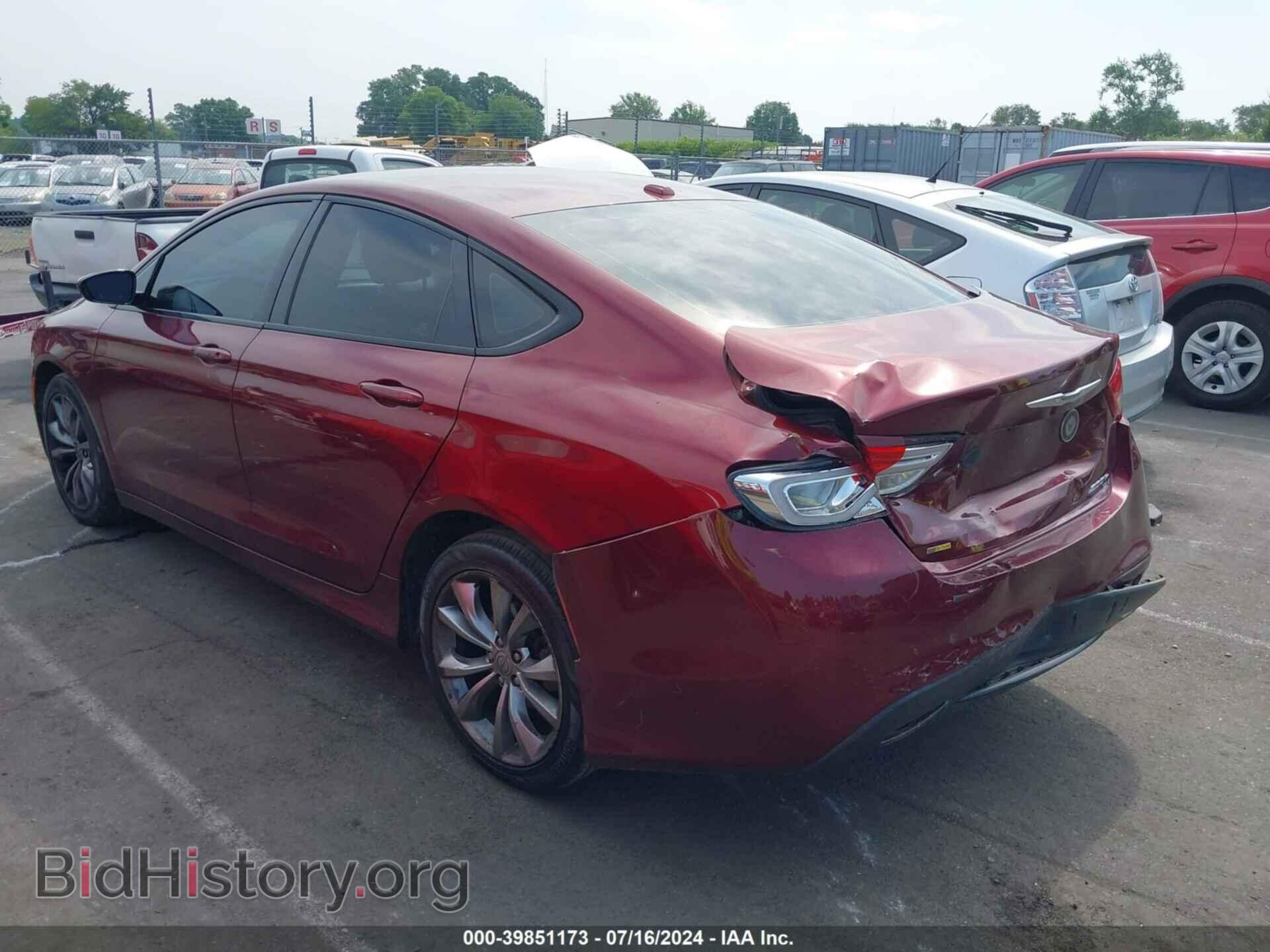 2015 CHRYSLER 200 - VIN: 1C3CCCBB7FN649735 - Фото 3