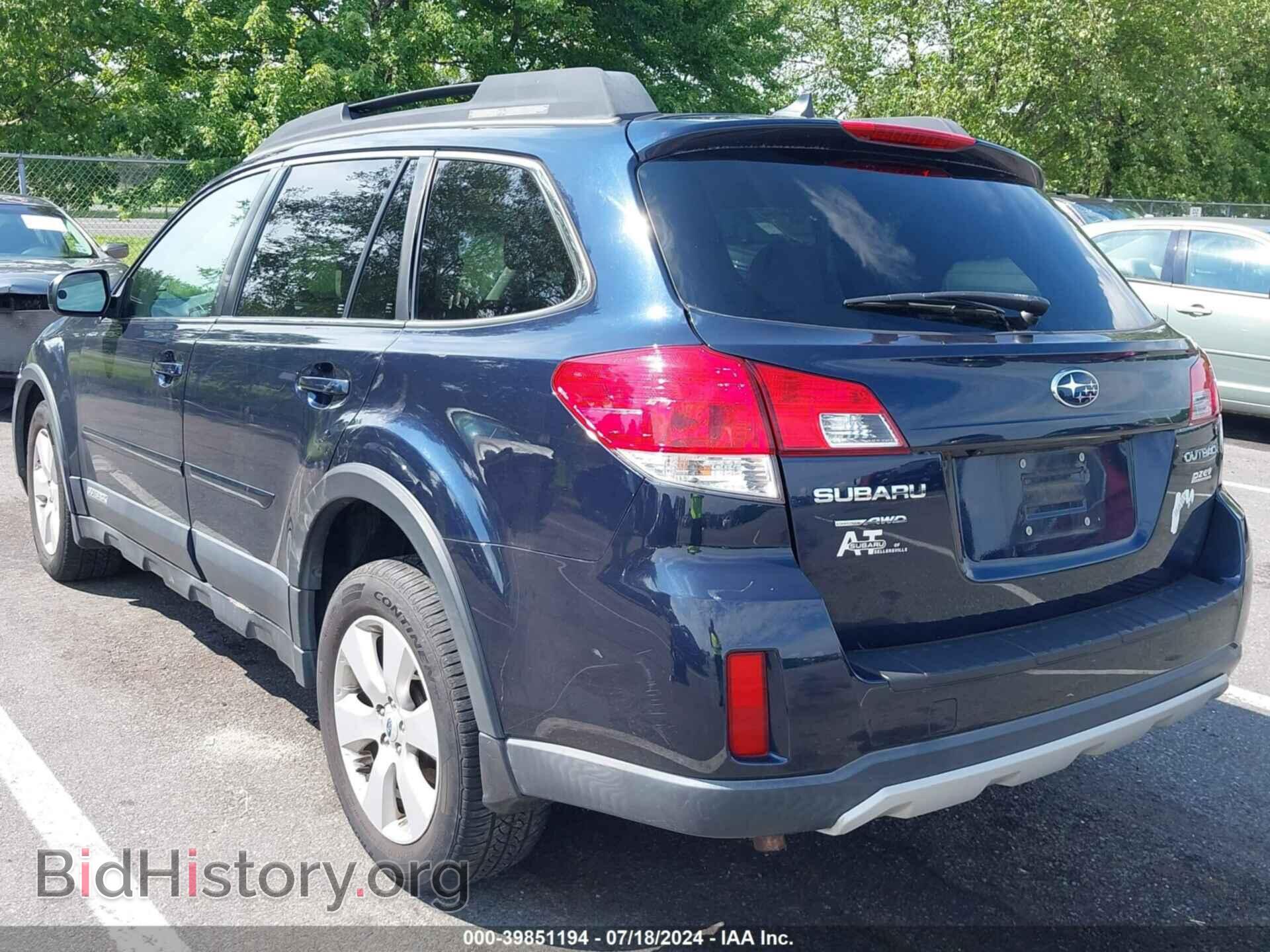2012 SUBARU OUTBACK - VIN: 4S4BRBLC7C3213798 - Фото 3