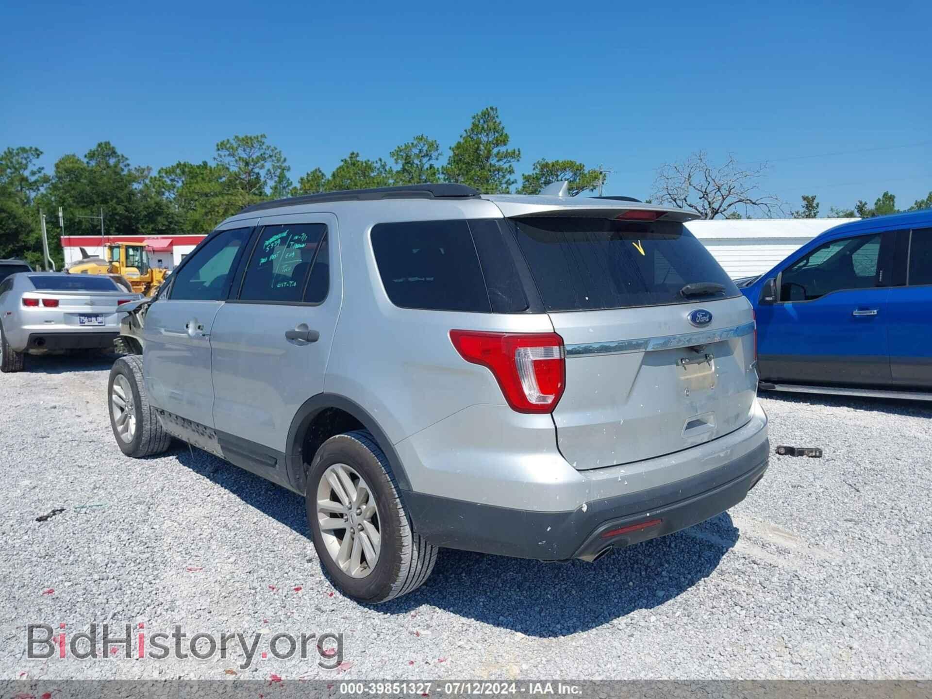 2016 FORD EXPLORER - VIN: 1FM5K7B83GGC82563 - Фото 3
