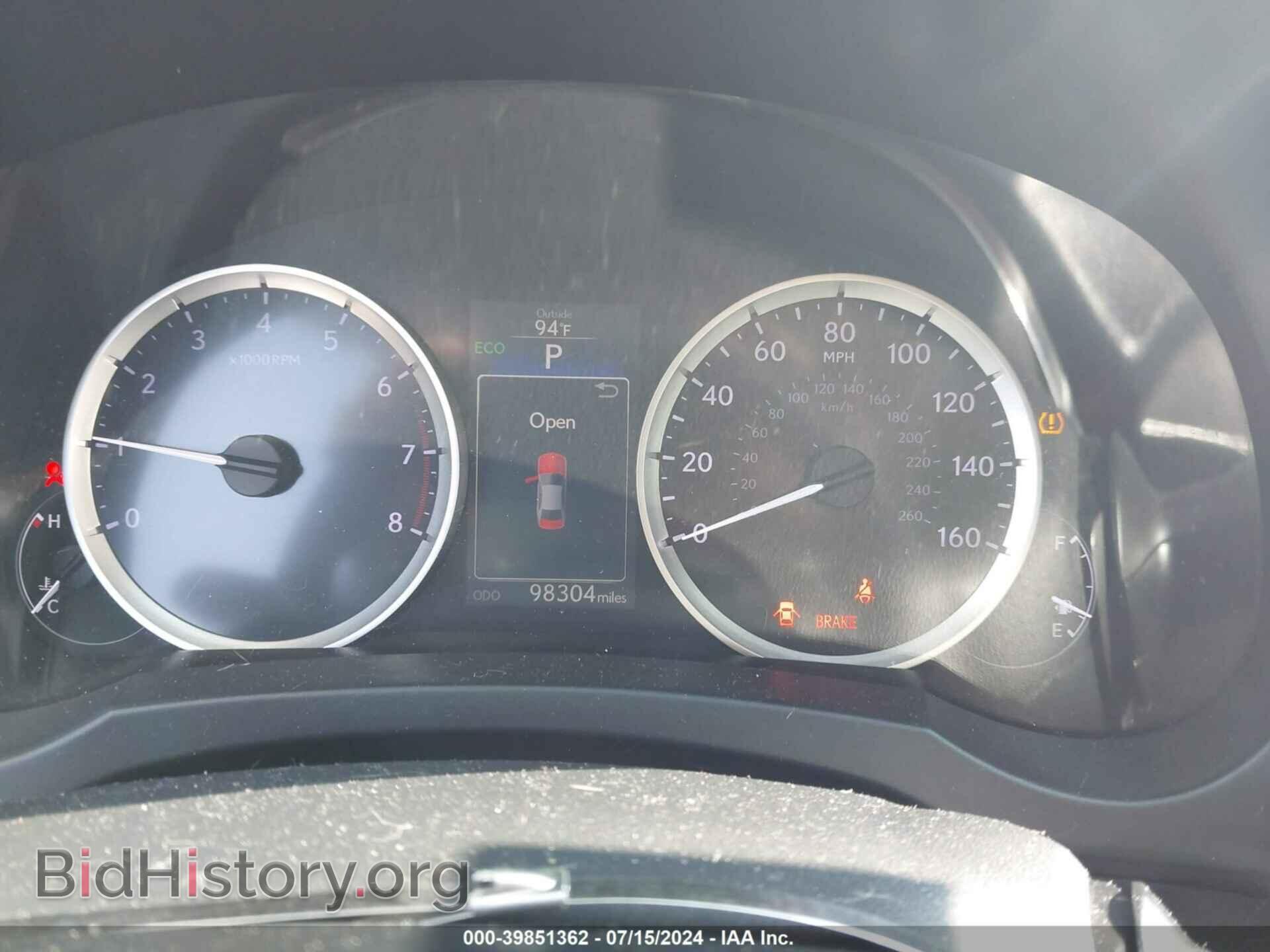 2014 LEXUS IS 250 - VIN: JTHBF1D28E5028629 - Фото 7