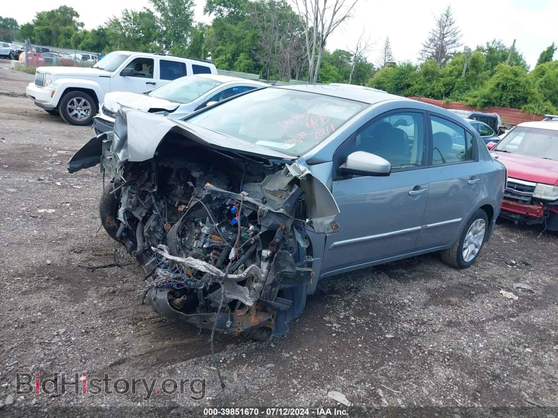 2012 NISSAN SENTRA - VIN: 3N1AB6AP3CL717841 - Фото 2