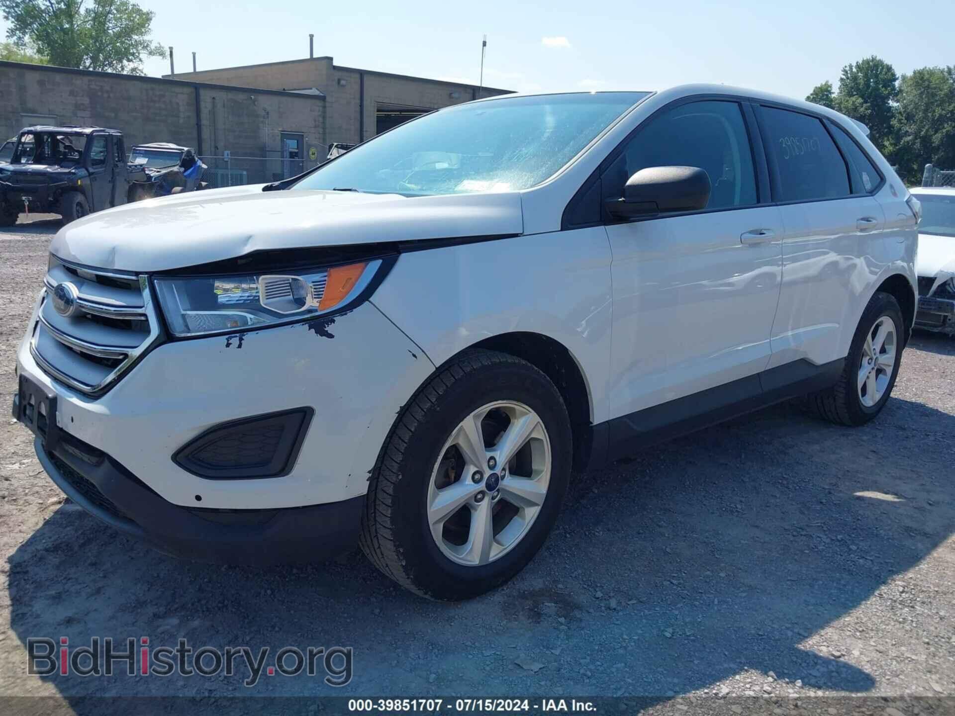 2015 FORD EDGE - VIN: 2FMTK4G87FBB84768 - Фото 2